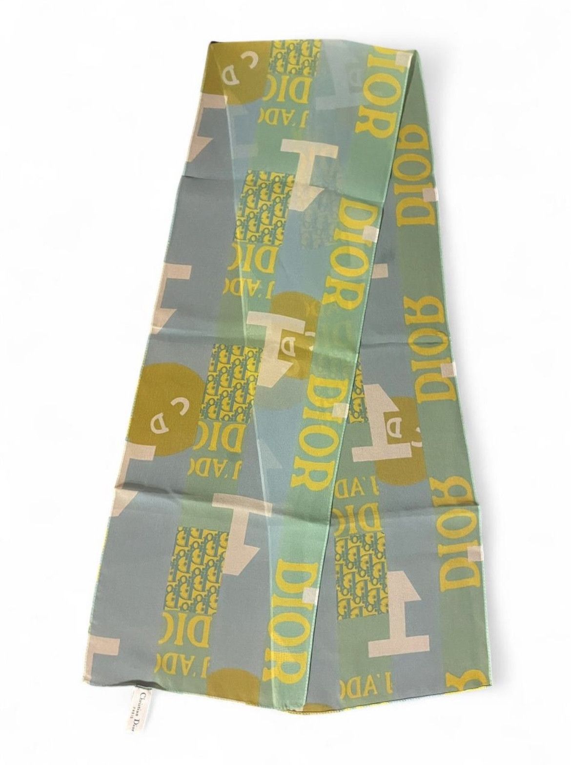 Dior Unisex Christian Dior CD 2005 Vintage J’adore Dior Scarf Size ONE SIZE - 1 Thumbnail