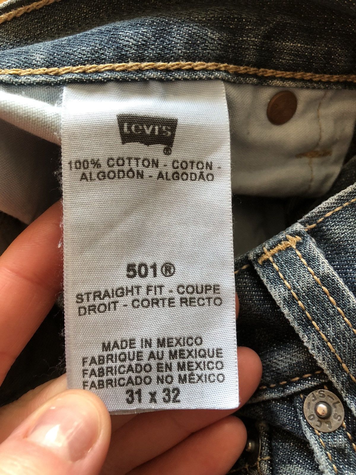 Levi's × Vintage LEVI’S 501 VINTAGE CLASSIC DENIM JEANS PANTS Size US 31 - 6 Thumbnail