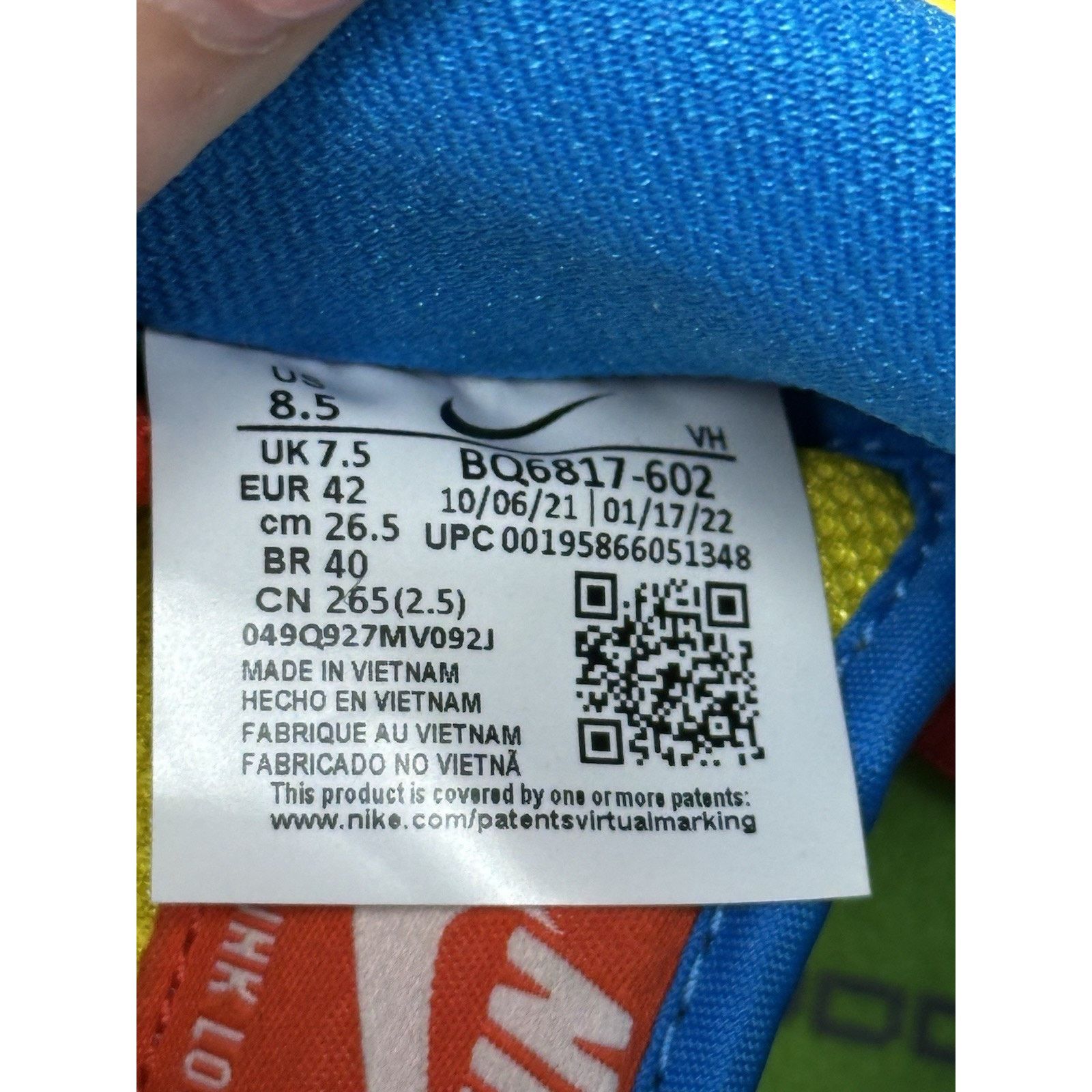 Nike Nike SB Dunk Low Bart Simpson 2022 - Size 8.5 Size US 8.5 / EU 41-42 - 7 Thumbnail