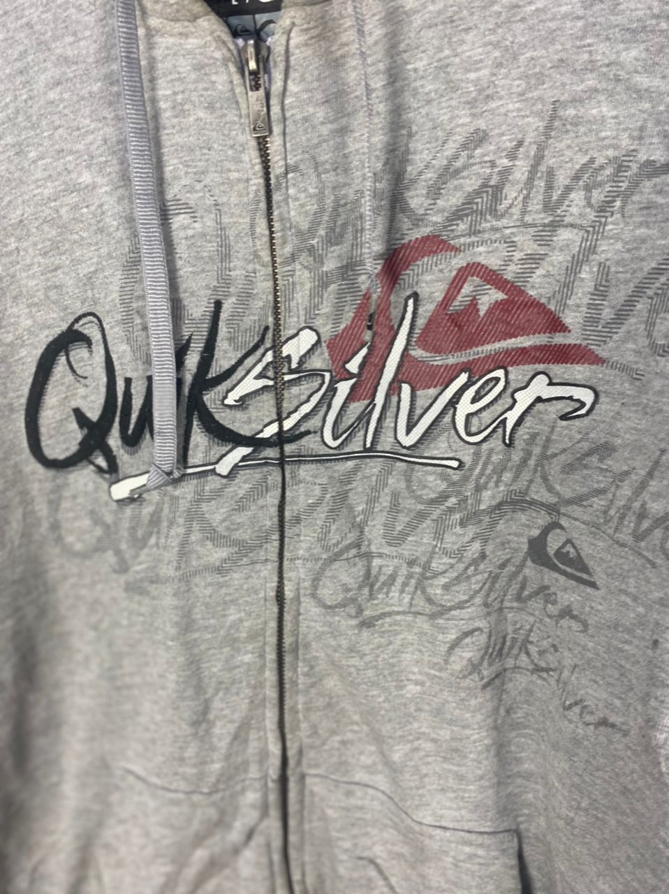 Quiksilver Quicksilver printed zipper hoodie Size US L / EU 52-54 / 3 - 3 Thumbnail