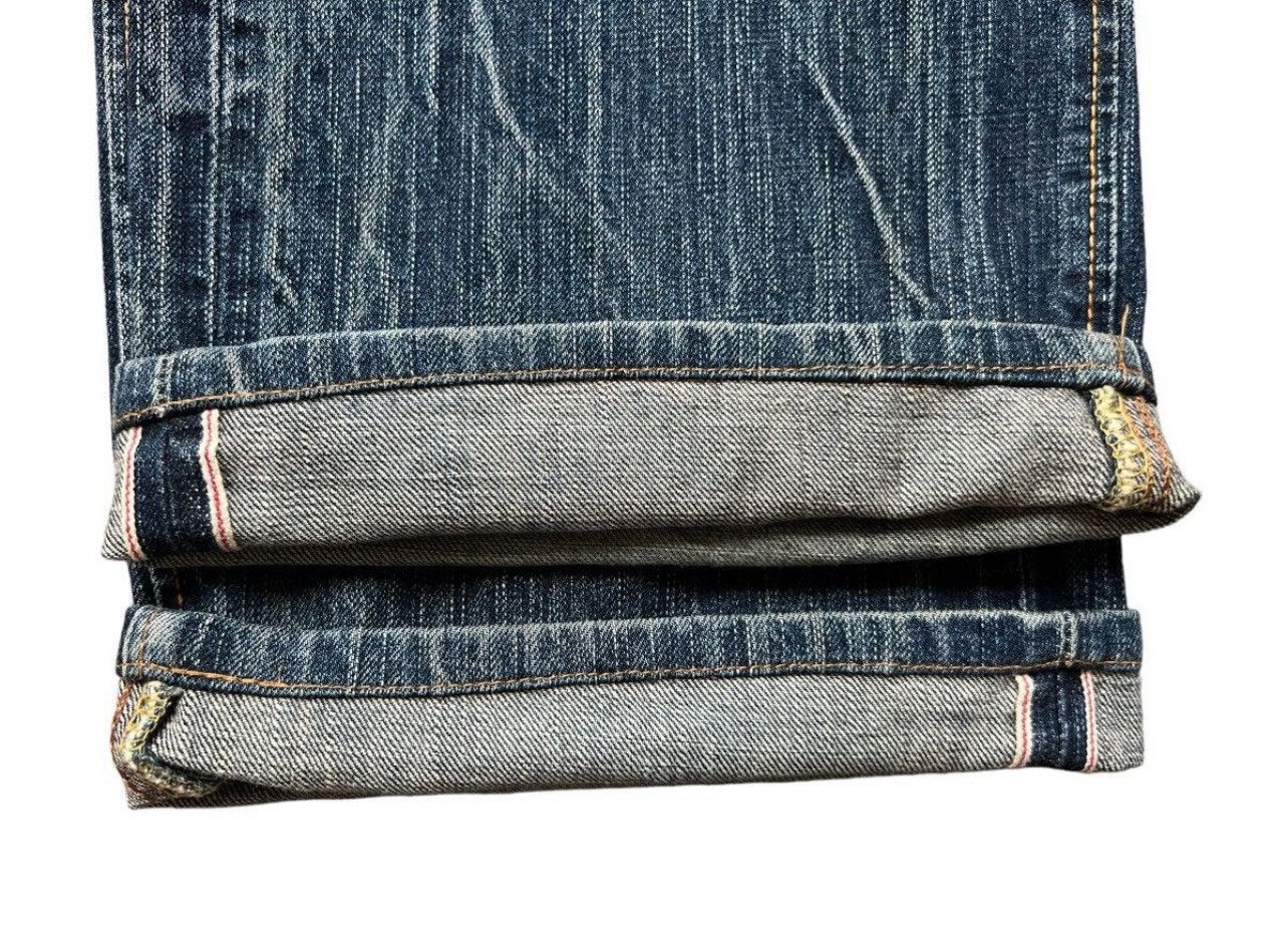 Edwin Vintage Edwin 505zx Selvedge Distressed Denim Jeans 33x31 Size US 33 - 8 Thumbnail