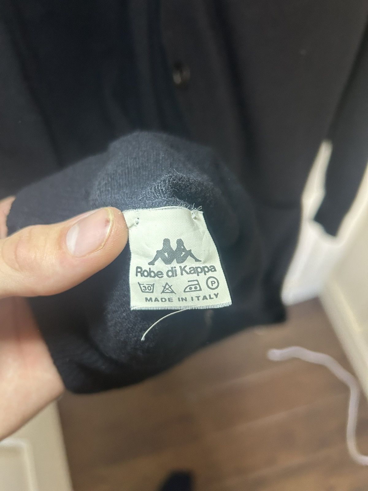 Designer × Kappa × Vintage Vintage Robe di Kappa 100% lambswool button up cardigan Size US XL / EU 56 / 4 - 5 Thumbnail