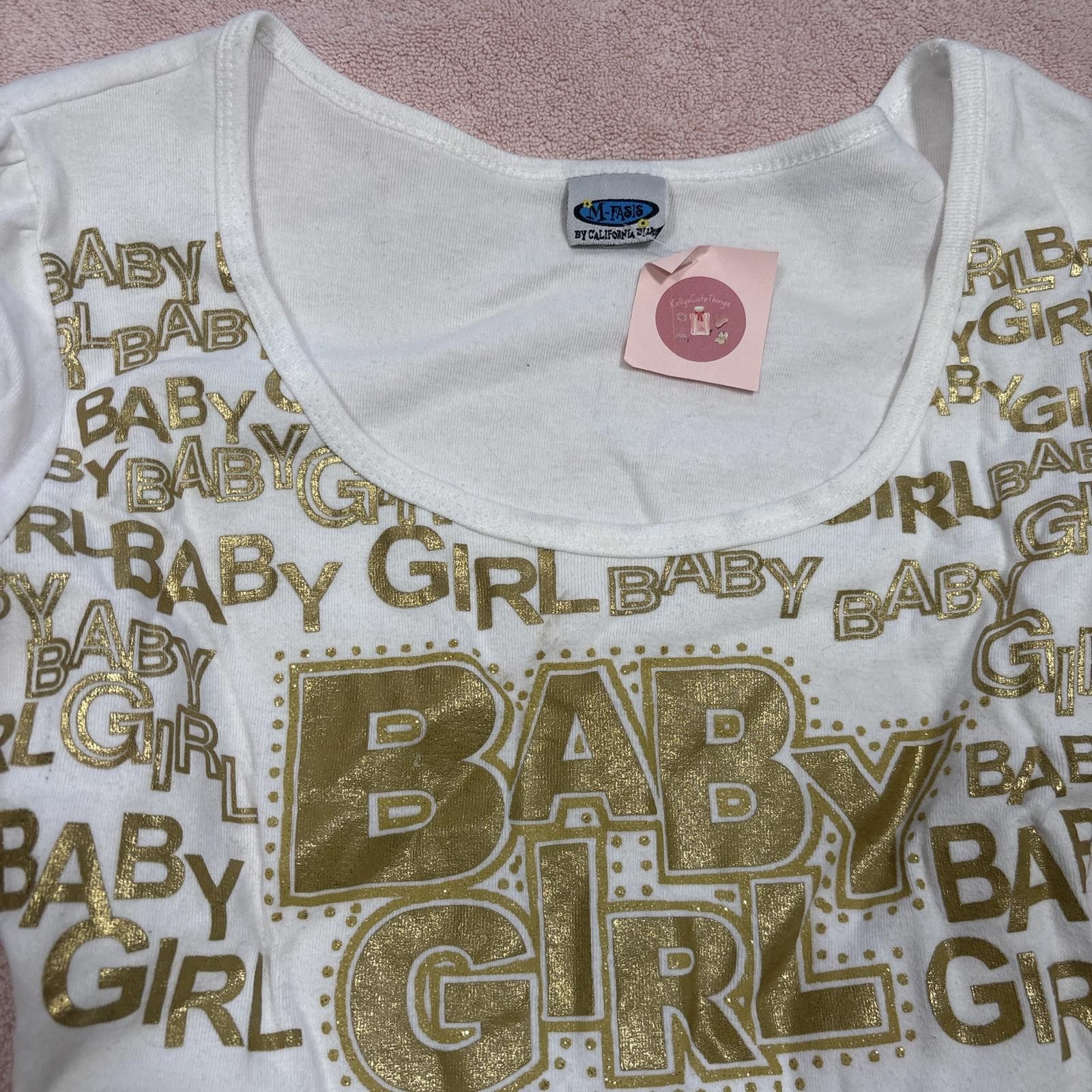 Other y2k gold baby girl baby tee Size XXL / US 16-18 / IT 52-54 - 2 Thumbnail
