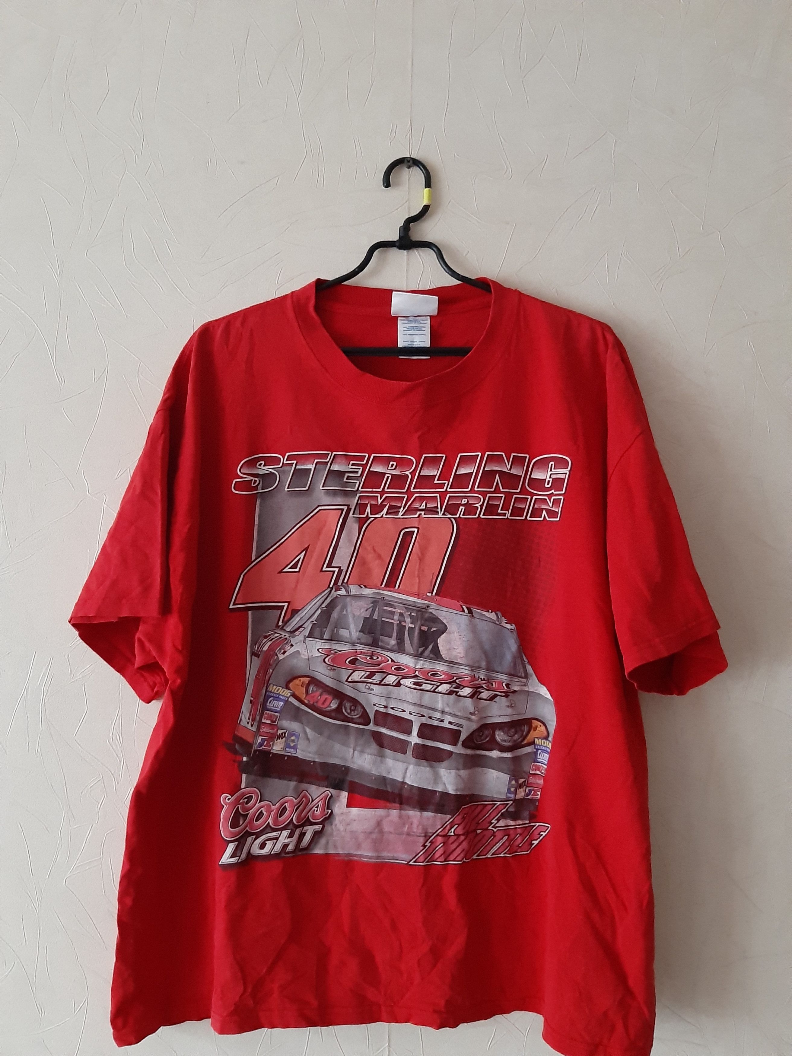 NASCAR × Vintage Sterling Marlin NASCAR 2005 Vintage T-shirt Size US XL / EU 56 / 4 - 1 Thumbnail