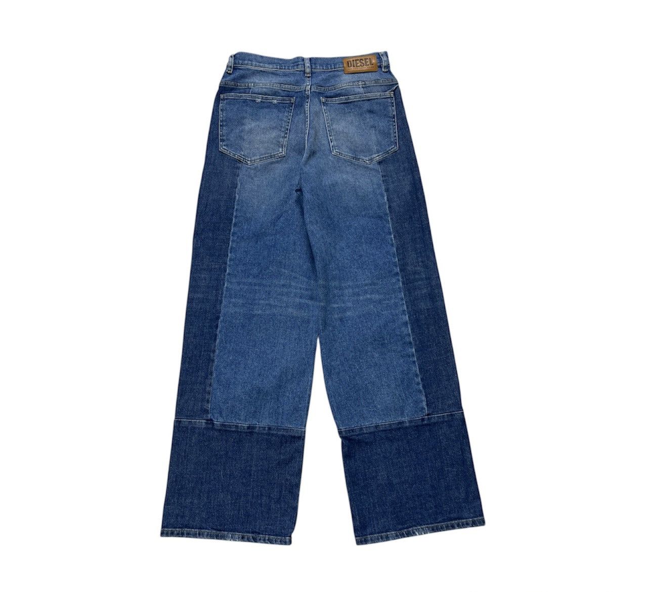 Diesel Diesel Widee-x baggy denim jeans pants wide patchwork washed Size 30" / US 8 / IT 44 - 2 Thumbnail
