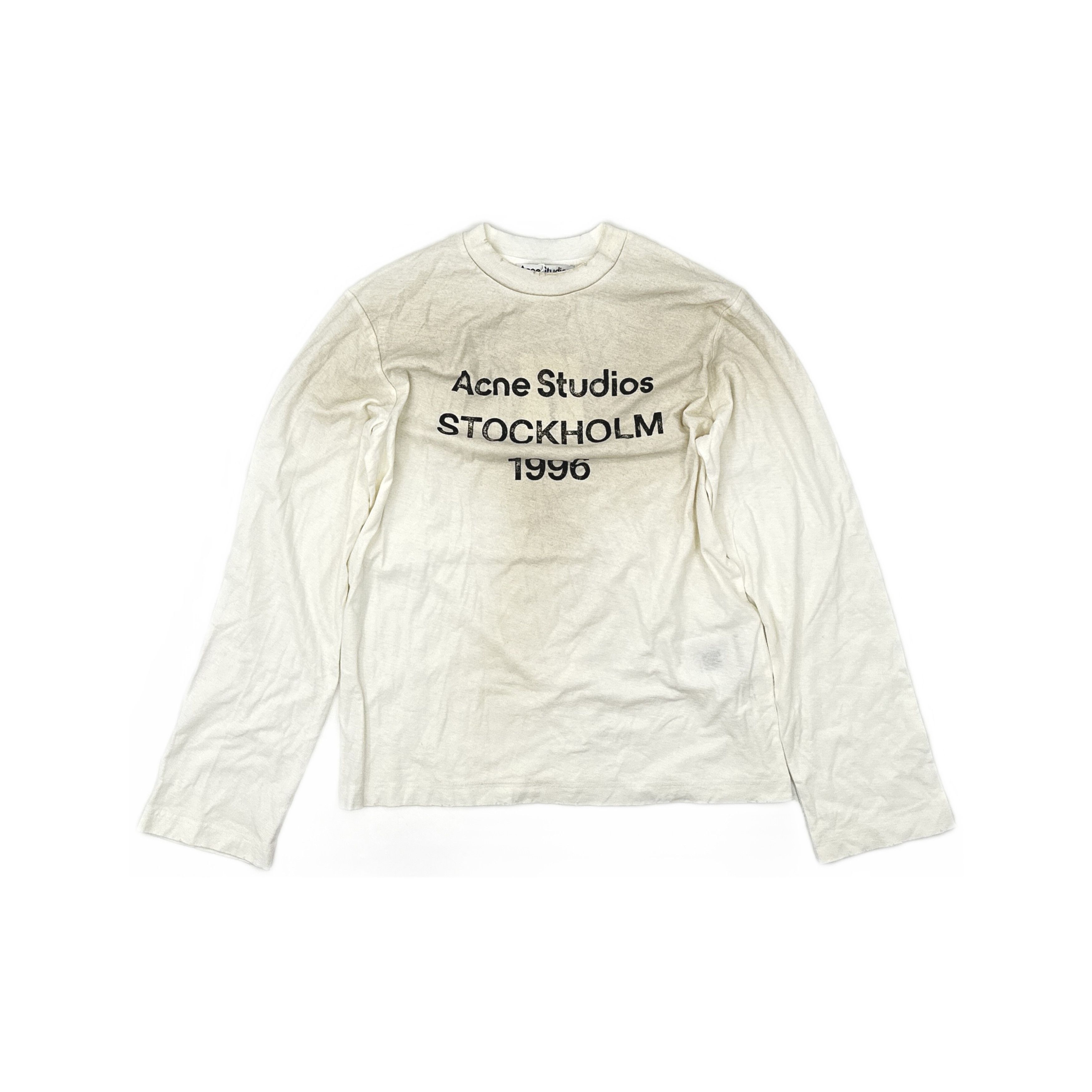 Acne Studios Acne Studios 1996 Logo Long Sleeve T-Shirt Size XXS Size US XXS / EU 40 - 1 Thumbnail