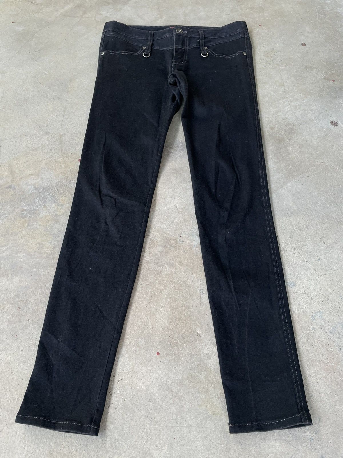 Le Grande Bleu (L.G.B.) 2000s Algonquins Gothic Fit Skinny Black Japanese Pants Size 30" / US 8 / IT 44 - 1 Thumbnail