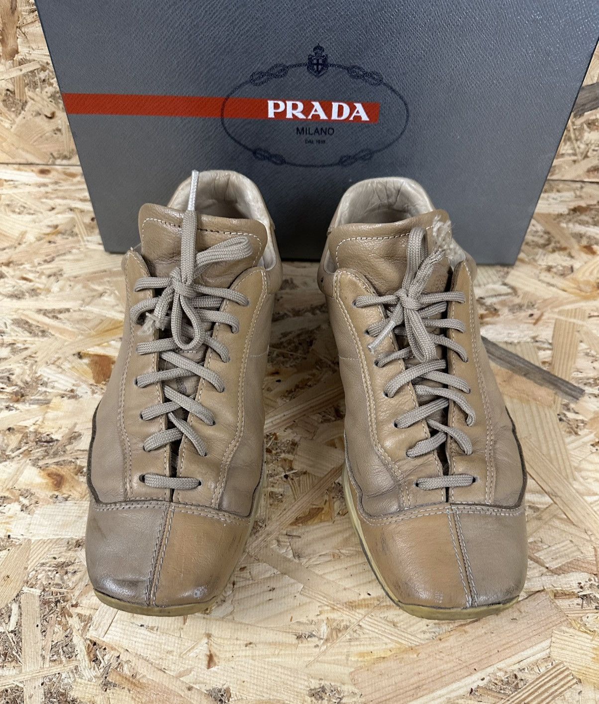 Prada Prada sneakers size 9,5 US/ 7 Prada Size US 9.5 / EU 42-43 - 1 Thumbnail