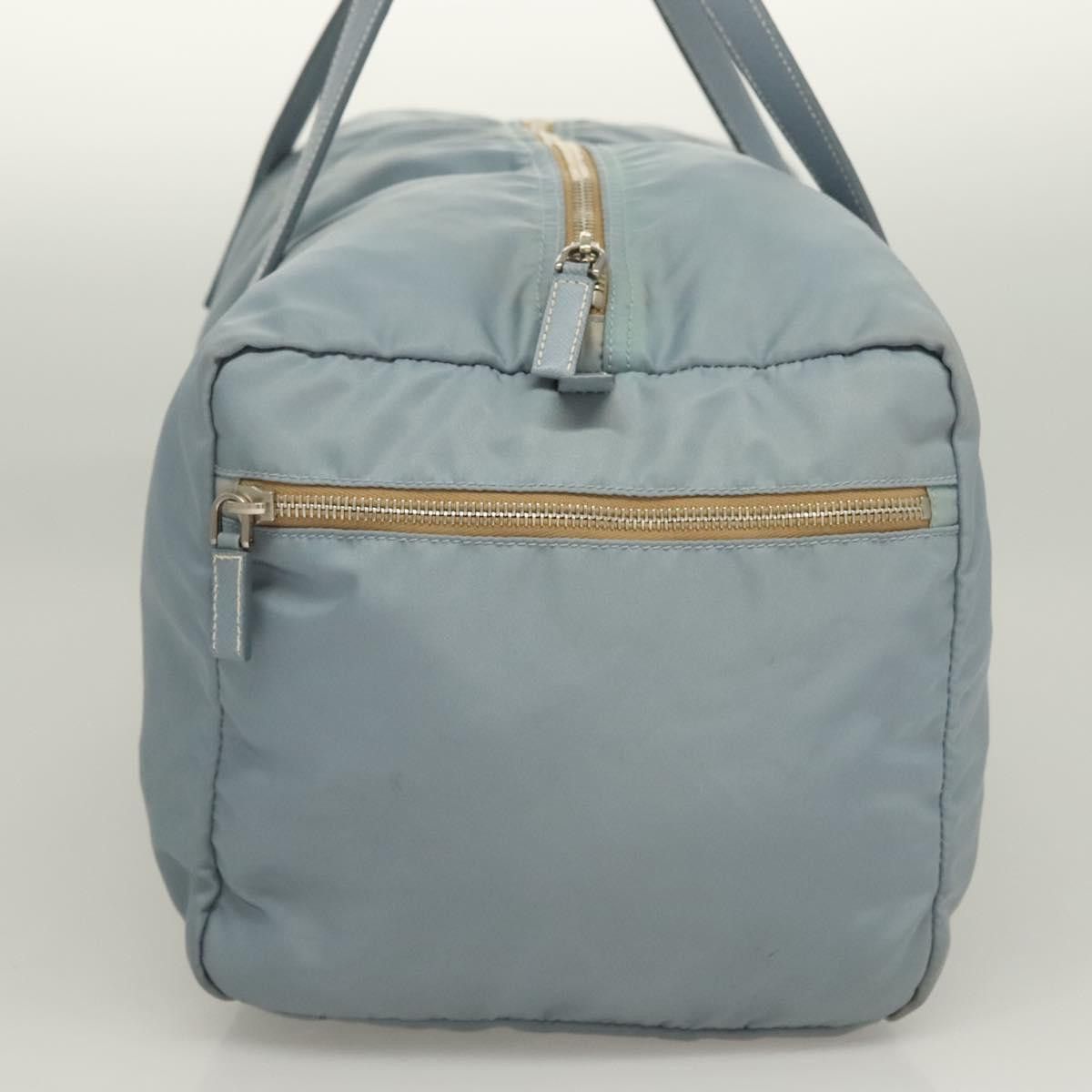 Prada PRADA Boston Bag Nylon Light Blue Silver Size ONE SIZE - 5 Thumbnail