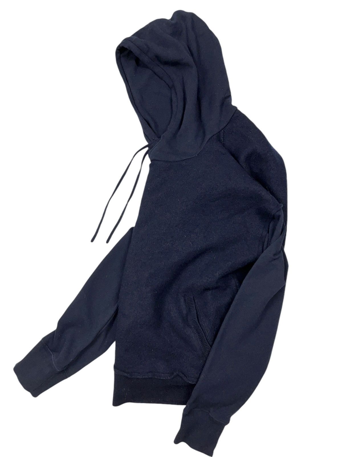 Allsaints AllSaints Wool Hoodie Boxy Fit Nelda Navy Blue Size US M / EU 48-50 / 2 - 8 Thumbnail