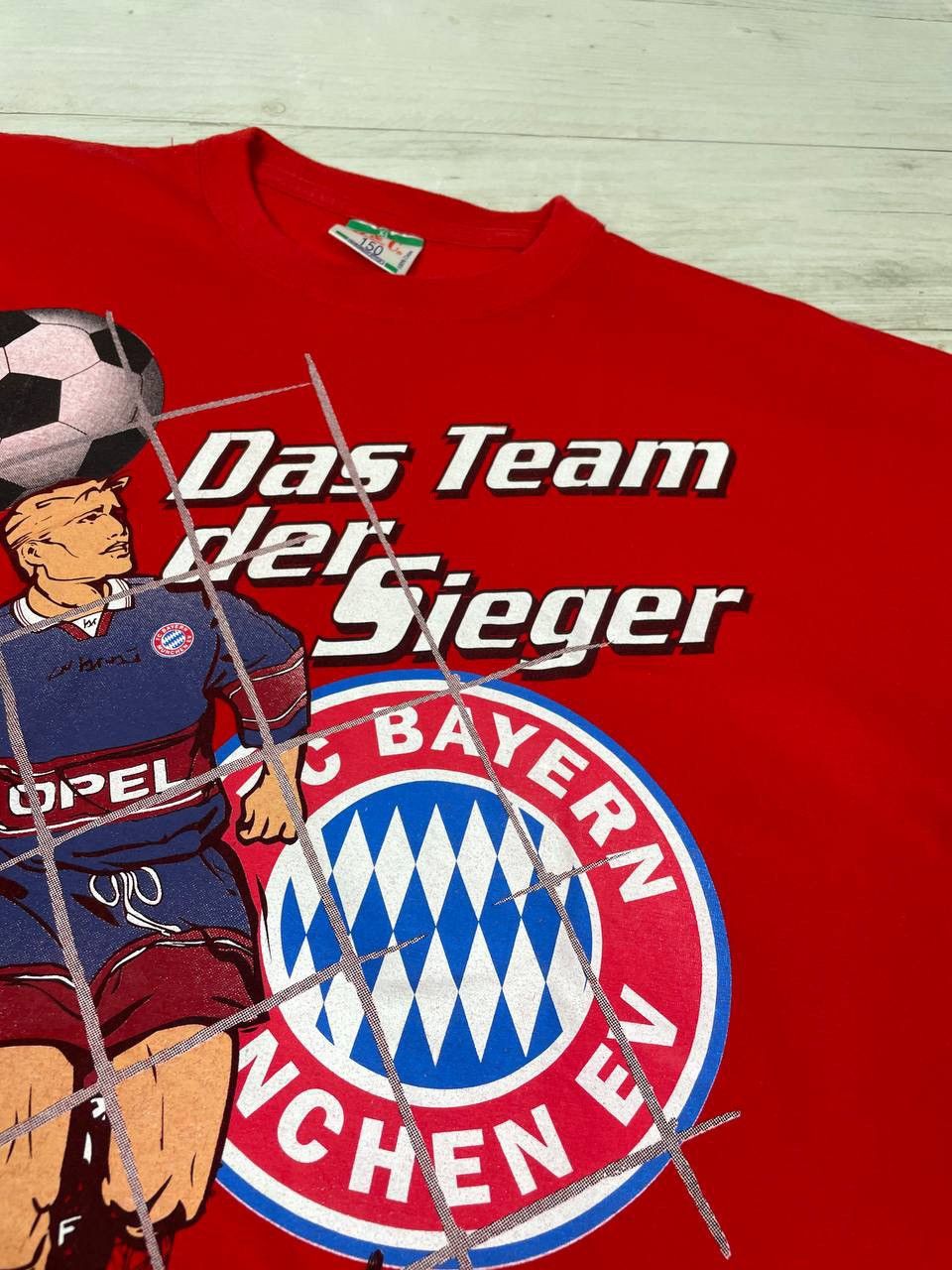 Vintage Vintage 1997 FC Bayern Munich T-Shirt Soccer Football Size US XL / EU 56 / 4 - 6 Thumbnail