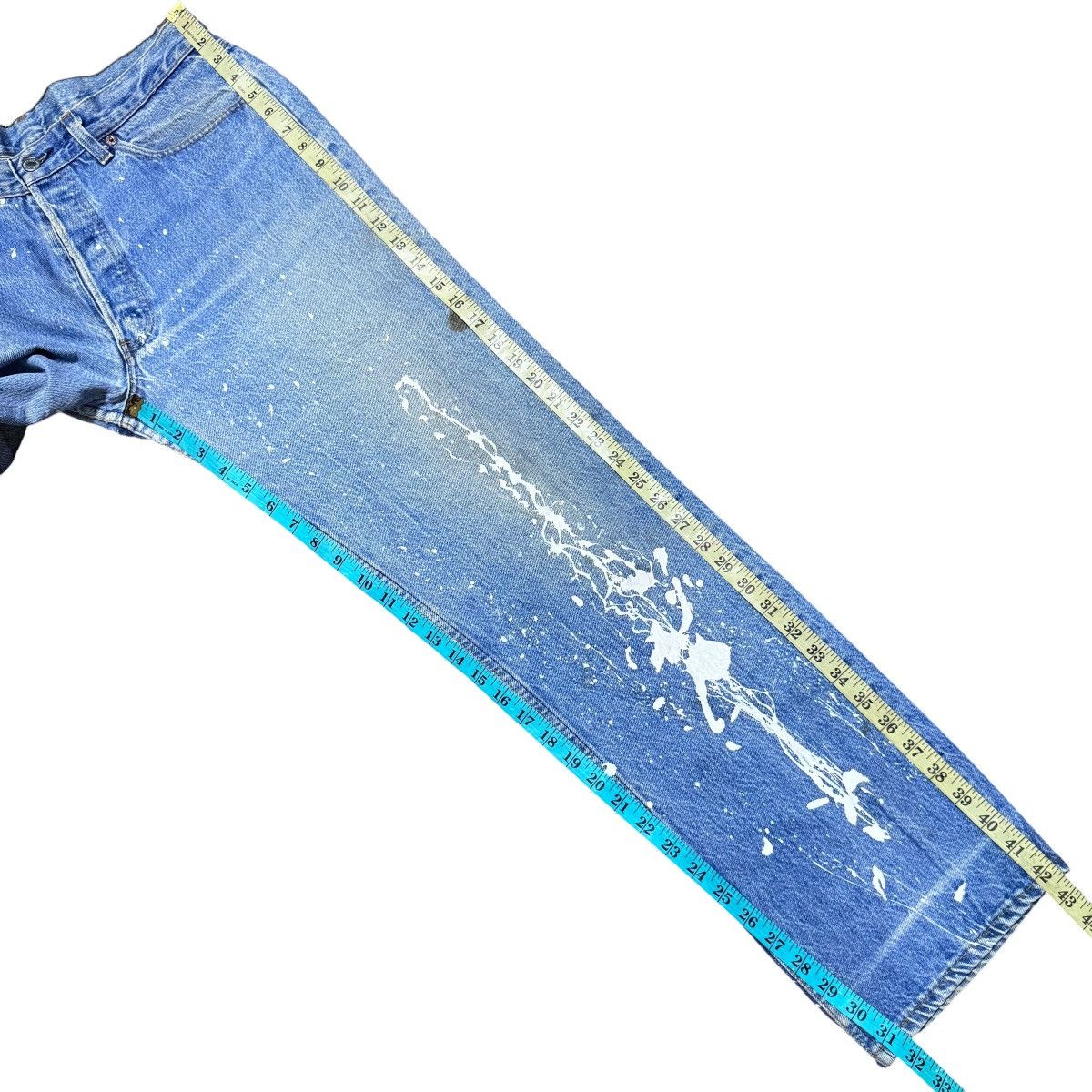 Levi's Vintage 80s Levis 501 Painter Jeans Helmut Lang Size US 33 - 17 Thumbnail