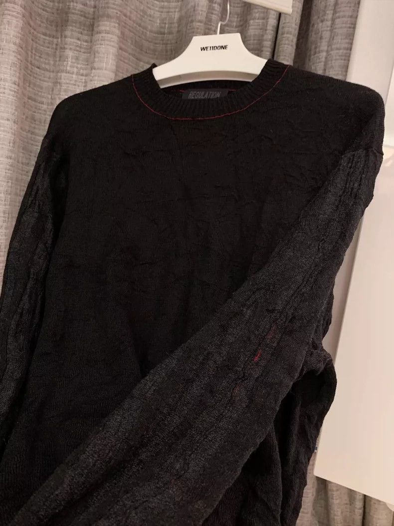Yohji Yamamoto Yohji Yamamoto Pleated Knit Cardigan sweater Size US L / EU 52-54 / 3 - 2 Thumbnail