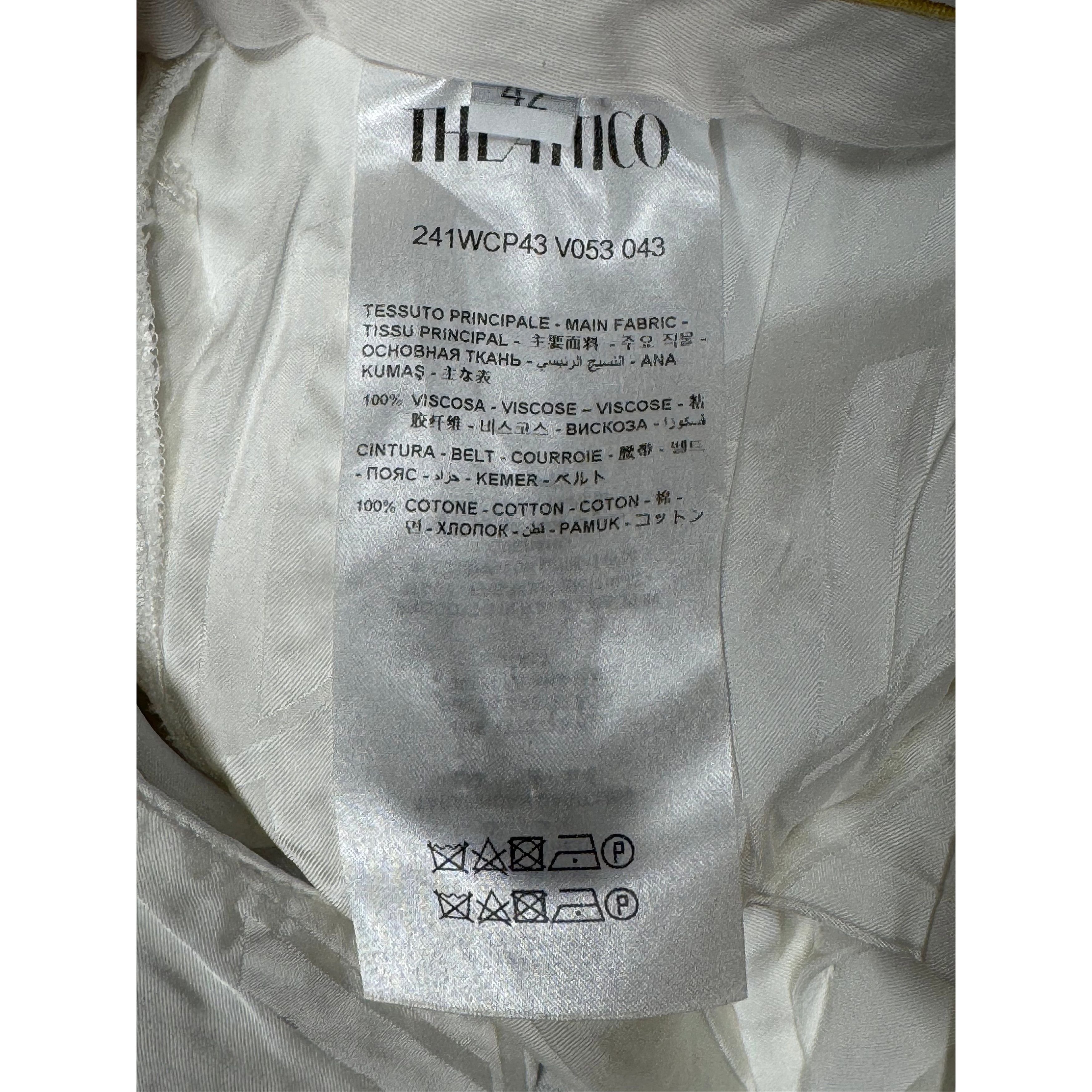 The Attico The Attico FW22 Jagger Monogram Jacquard Trousers Size 27" / US 4 / IT 40 - 5 Thumbnail