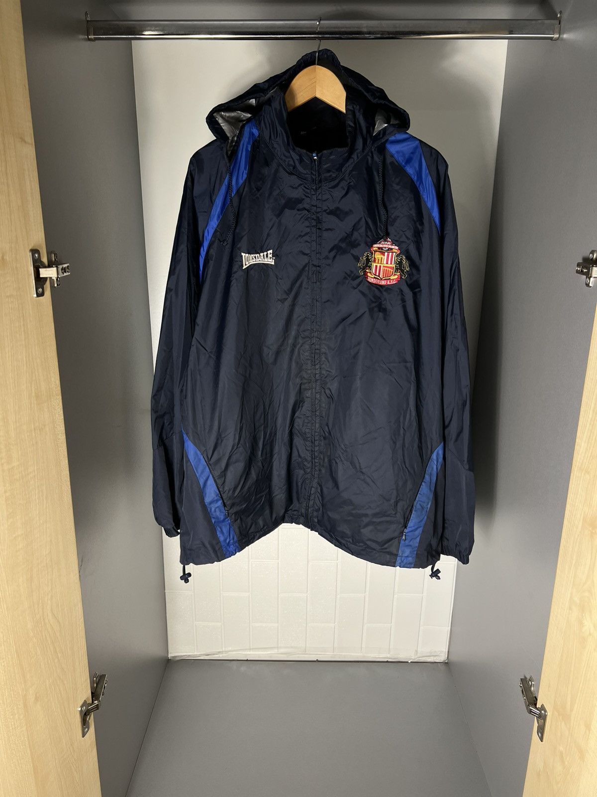 Lonsdale VINTAGE LONSDALE FC SUNDERLAND ENGLAN SOCCER JACKET Y2K 90s Size US XXL / EU 58 / 5 - 7 Thumbnail