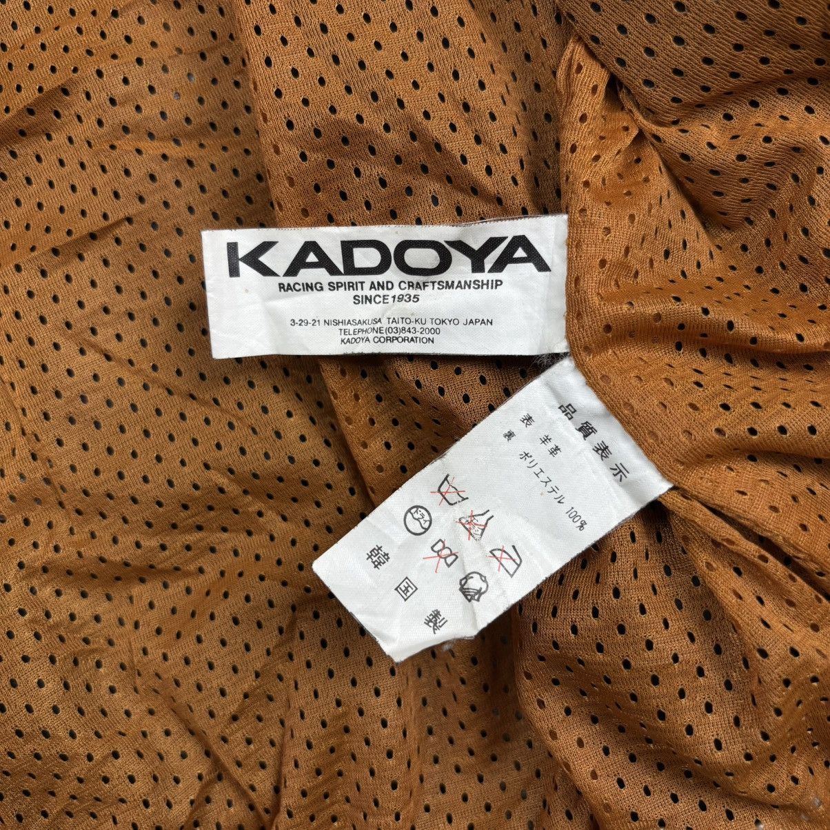 Kadoya Vintage 90s Kadoya Macees bikers leather jacket Size US L / EU 52-54 / 3 - 11 Thumbnail