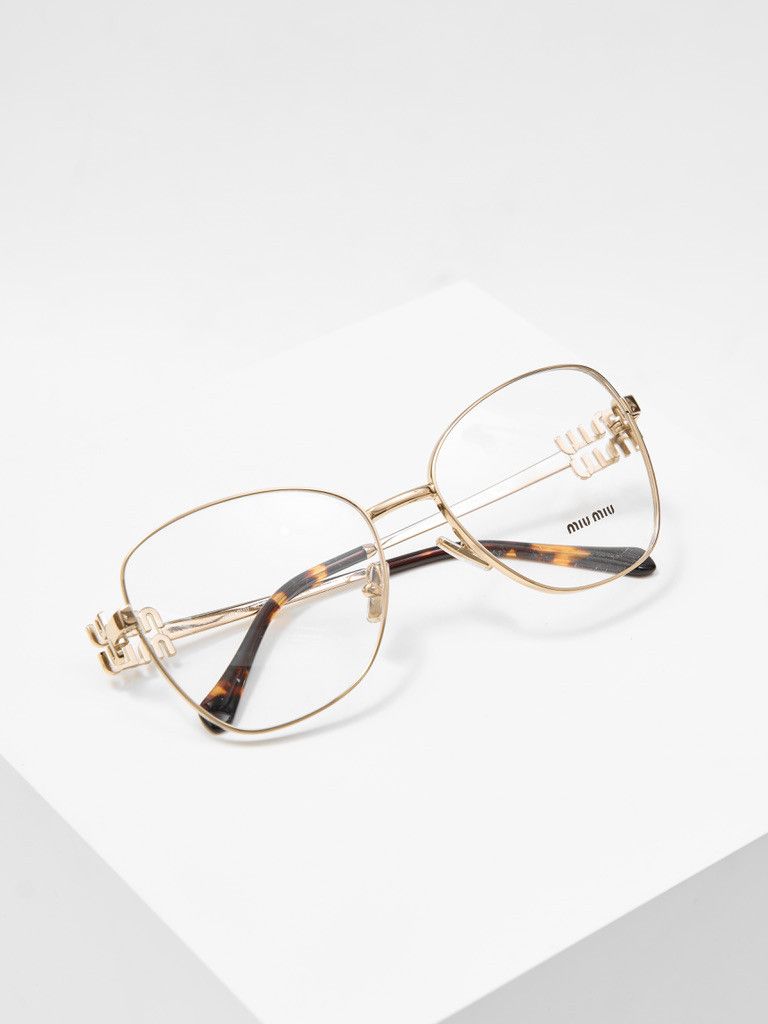 Miu Miu MIU MIU 0MU 50XV ZVN1O1 GLASSES Size ONE SIZE - 2 Thumbnail