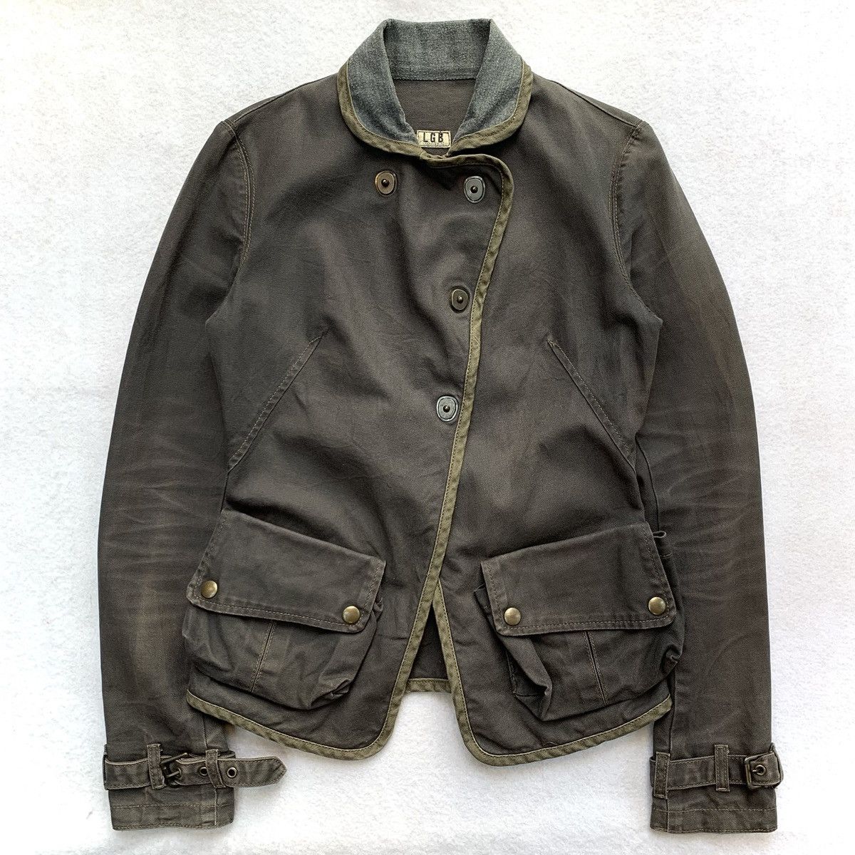 Le Grande Bleu (L.G.B.) L.G.B (Le Grand Bleu) Gas Mask Cargo Parachute Jacket Size US XS / EU 42 / 0 - 1 Thumbnail