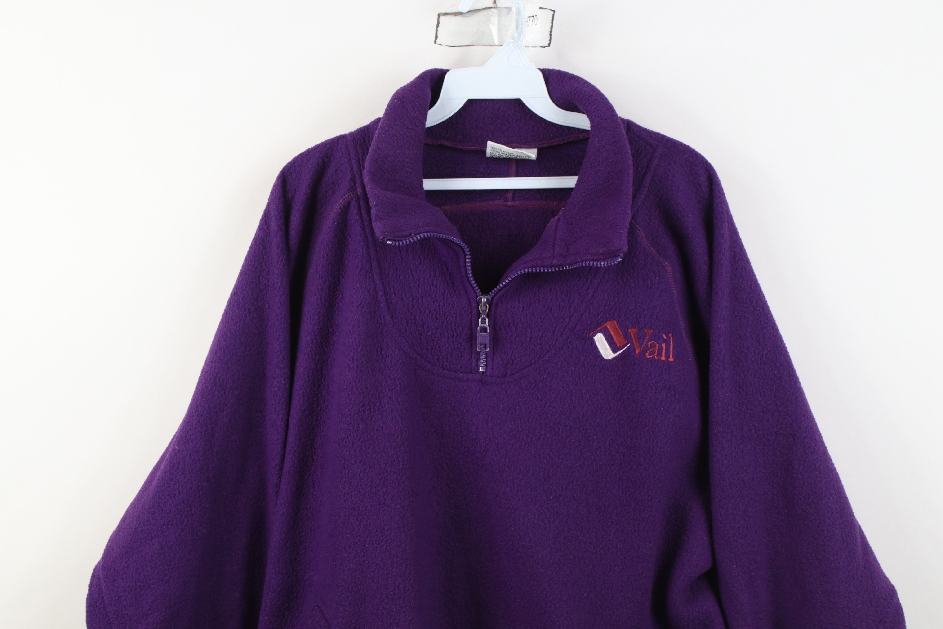 Vintage Vintage 90s Streetwear Skiing Fleece 1/4 Zip Sweater Size US M / EU 48-50 / 2 - 2 Thumbnail