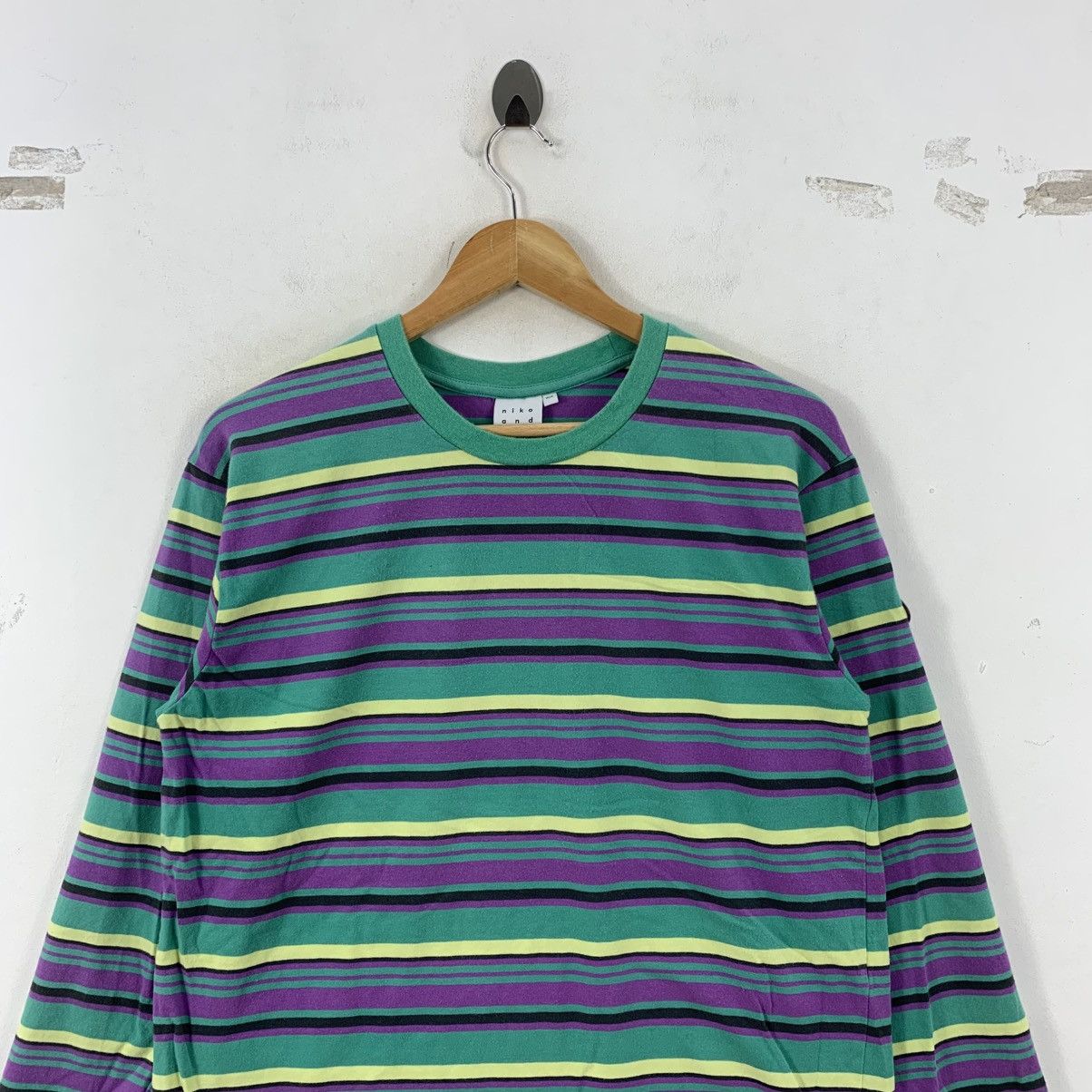 Japanese Brand NIKO AND Keita Maruyama Japanese Brand Stripes Tshirt Size M / US 6-8 / IT 42-44 - 3 Thumbnail