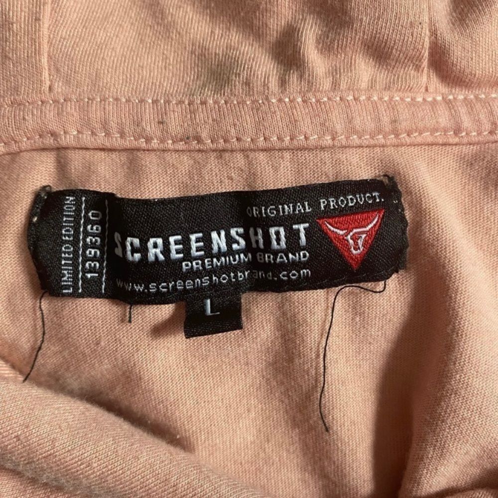 Other Screenshot Pink Distressed Hoodie Sweatshirt Size L Short Sl Size L / US 10 / IT 46 - 3 Thumbnail