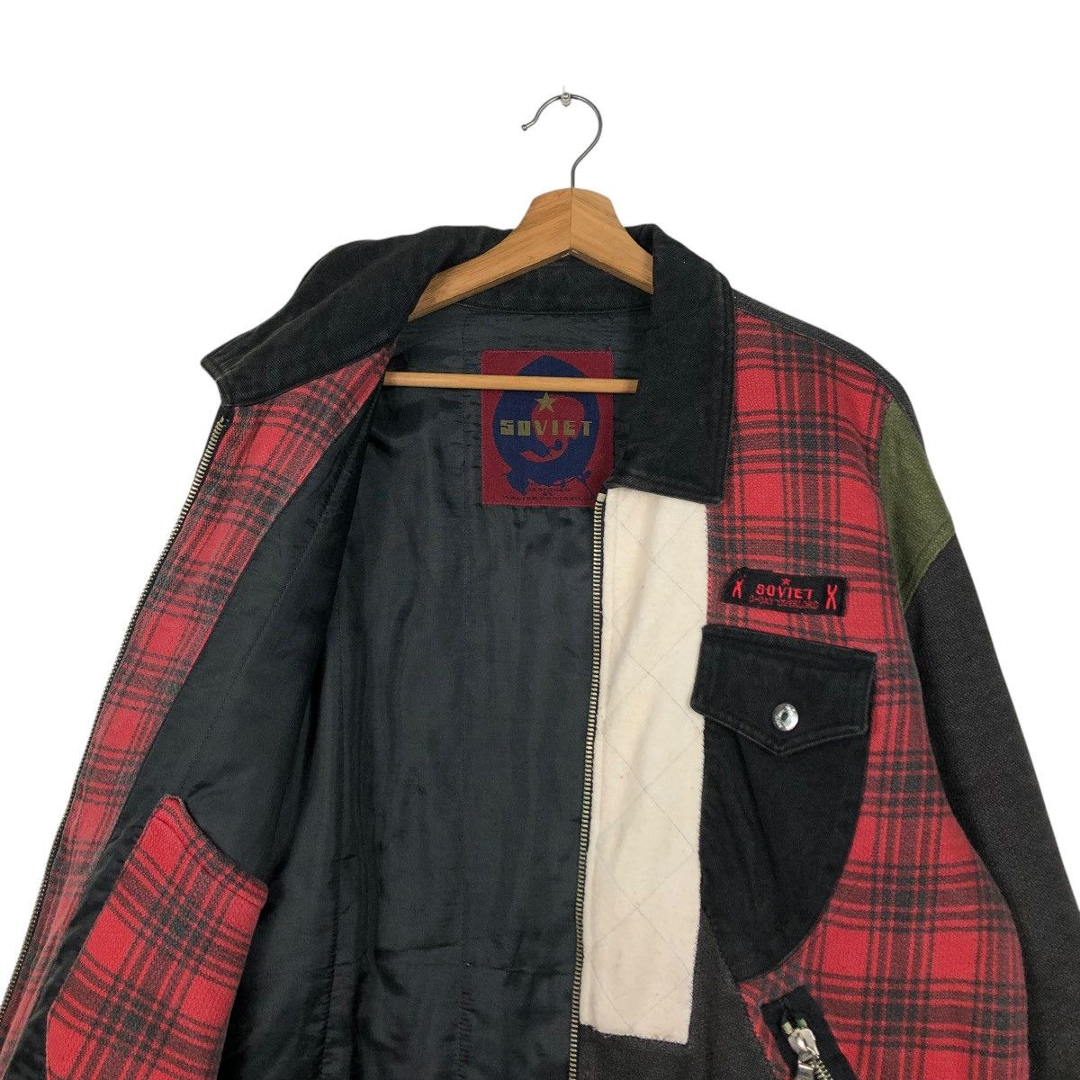 Vintage 🔥VINTAGE BOMBER JACKET SOVIET X WALTER DE VIRGILIIS ITALY Size US M / EU 48-50 / 2 - 14 Thumbnail