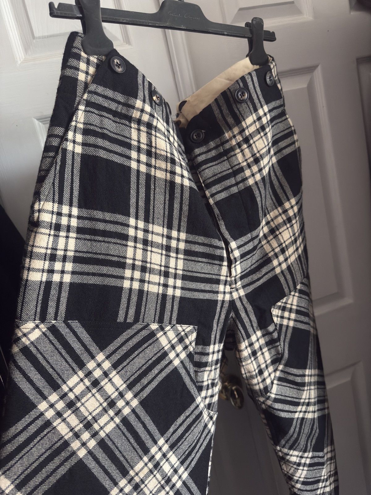 John Alexander Skelton 1/7 CVIII John Alexander Skelton tea dyed plaid pants Size US 34 / EU 50 - 4 Thumbnail