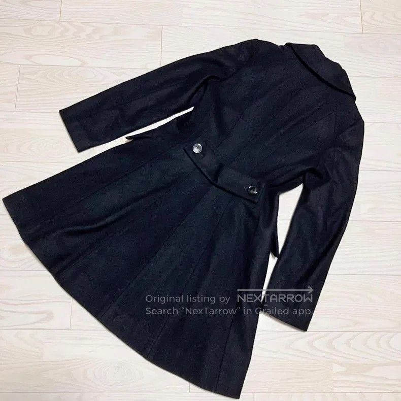 Vivienne Westwood Vivienne Westwood Red label A-line woolen coat, black wool Size L / US 10 / IT 46 - 2 Thumbnail