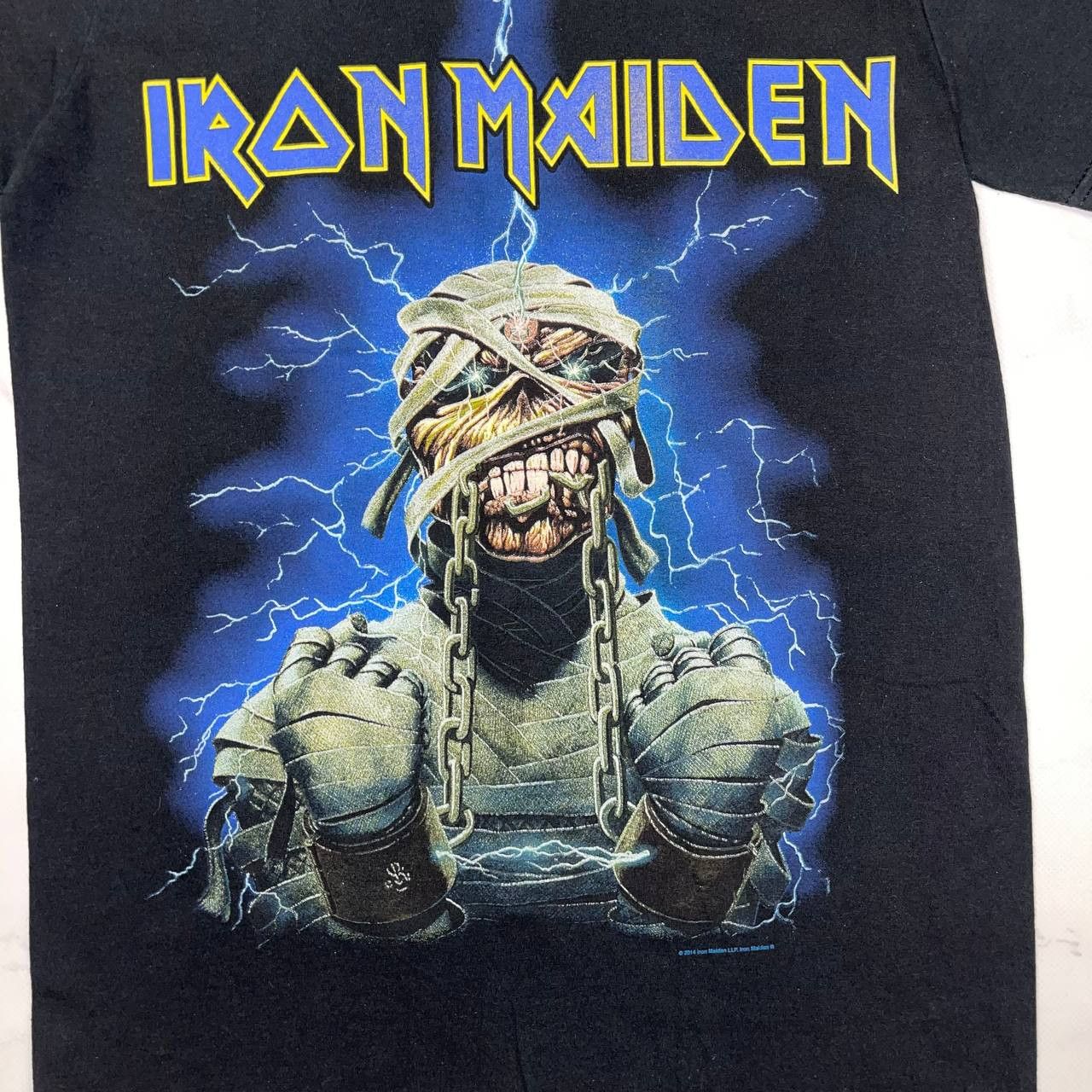 Vintage vintage x band tee Cotton Iron Maiden T Shirt Gildan Sz S Size US S / EU 44-46 / 1 - 8 Thumbnail