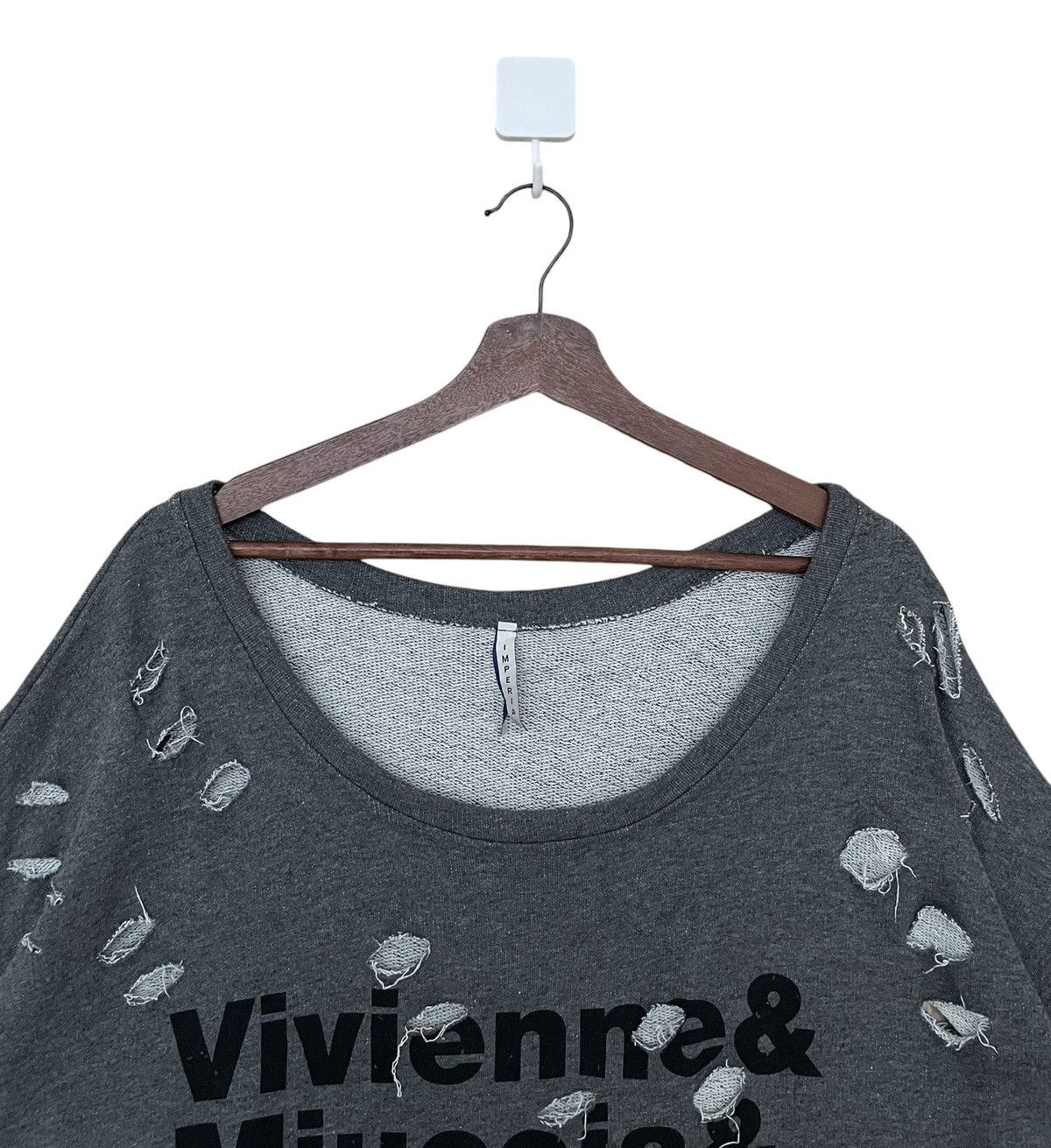Designer × Imperial Vintage Brand Imperial Top Ripped T-shirt 2000s Size US M / EU 48-50 / 2 - 3 Thumbnail