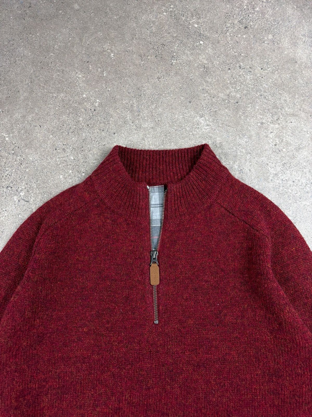 Barbour Barbour Half Zip Sweater Wool Luxury pullover knitwear Size US M / EU 48-50 / 2 - 2 Thumbnail
