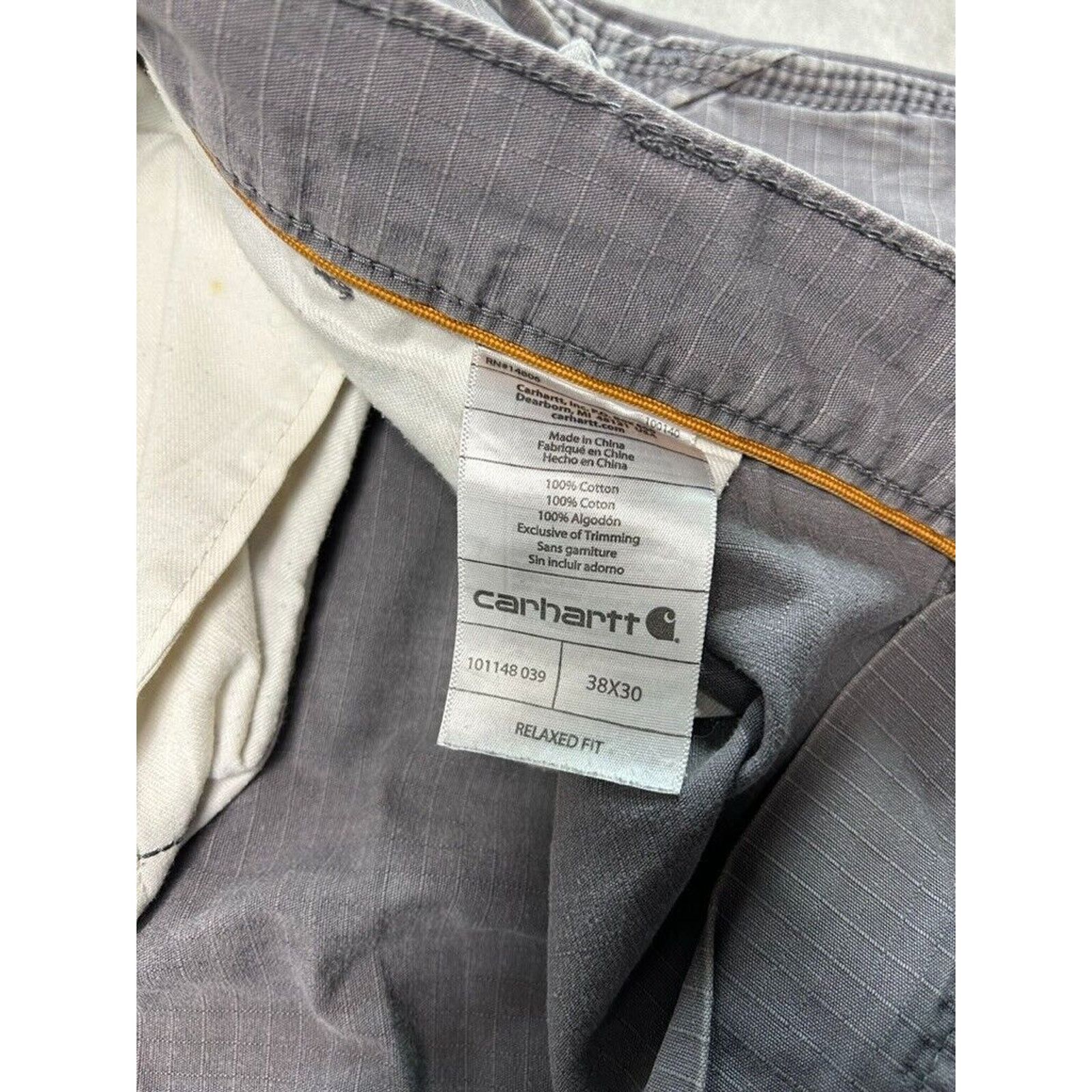 Carhartt Carhartt Relaxed Fit Ripstop Work Wear Carpenter Pants Sz 38 Size US 38 / EU 54 - 3 Thumbnail