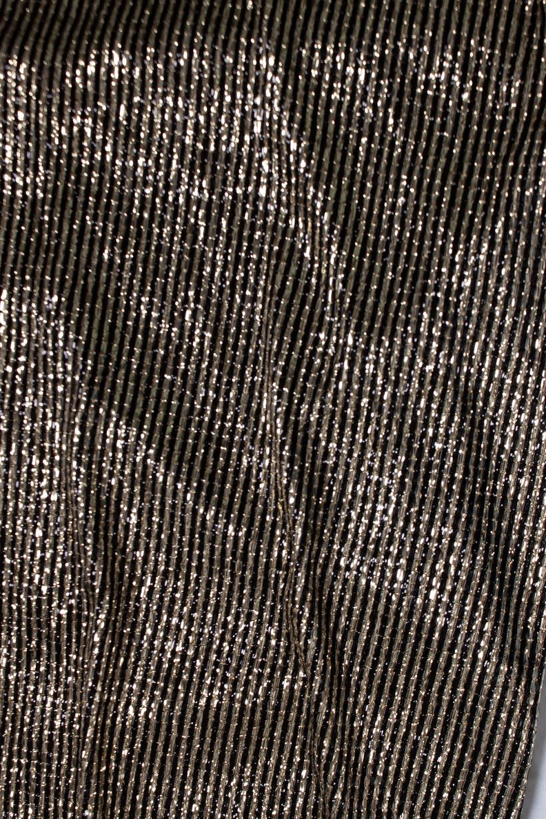 Saint Laurent Paris Saint Laurent, Black and gold striped lurex shirt Size US S / EU 44-46 / 1 - 7 Thumbnail