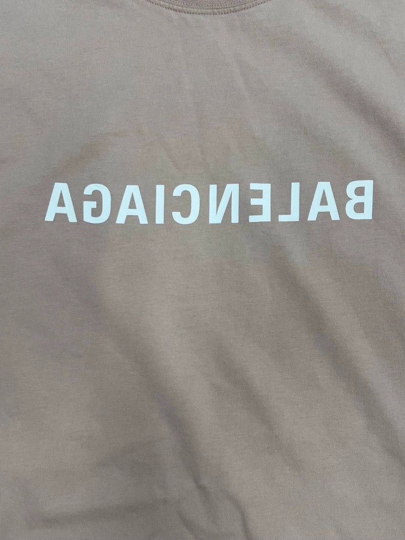 Balenciaga Balenciaga Monogrammed Crew Neck Pullover Short Sleeve Dro Size M / US 6-8 / IT 42-44 - 3 Thumbnail