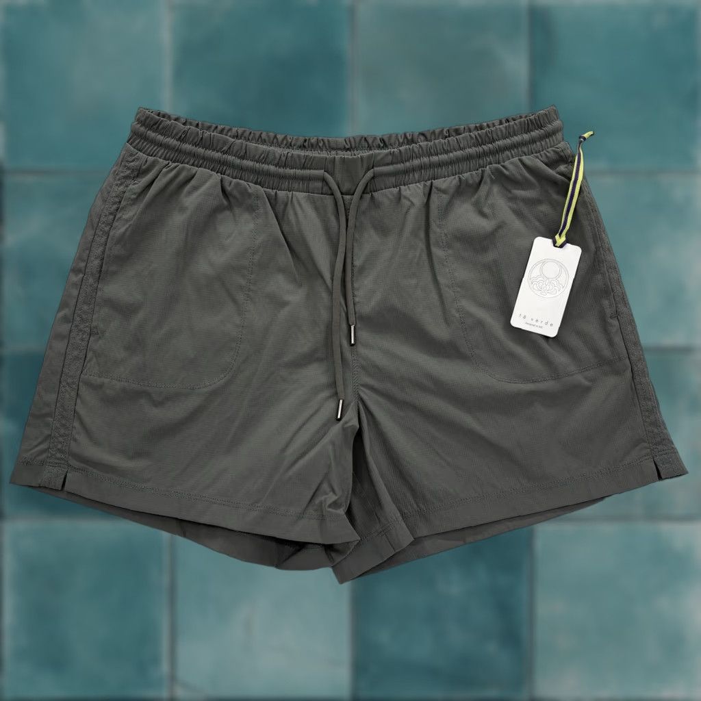 Vintage Te Verde Athletic Shorts Womens XL Green 6" Ripstop Nylon Stretch Running Trail Size 40" / US 18 - 1 Thumbnail