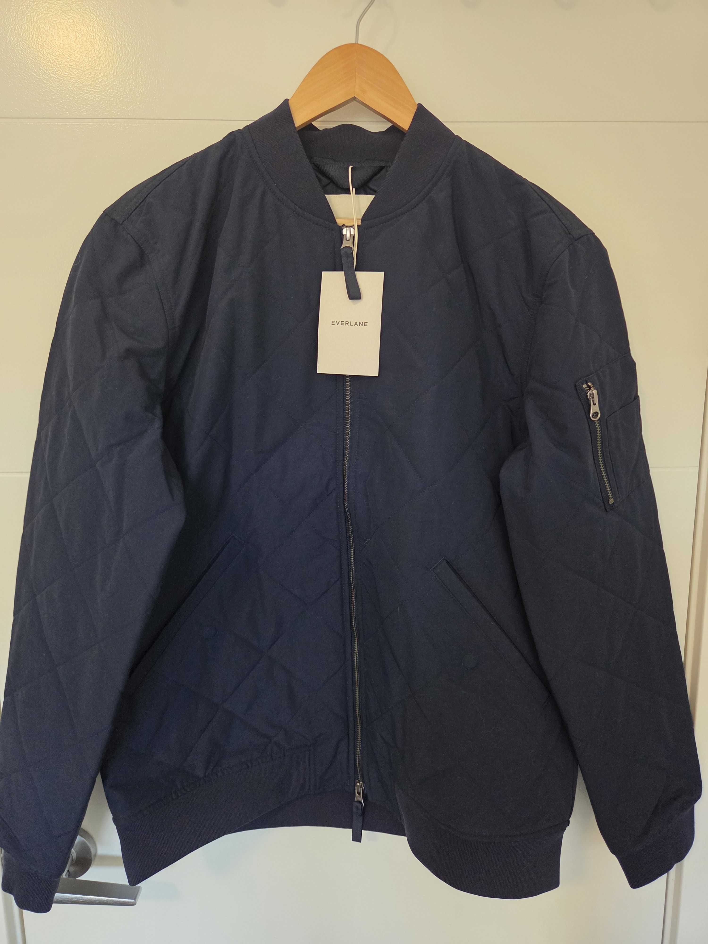 Everlane Everlane Navy Quilted Bomber Size US M / EU 48-50 / 2 - 3 Thumbnail