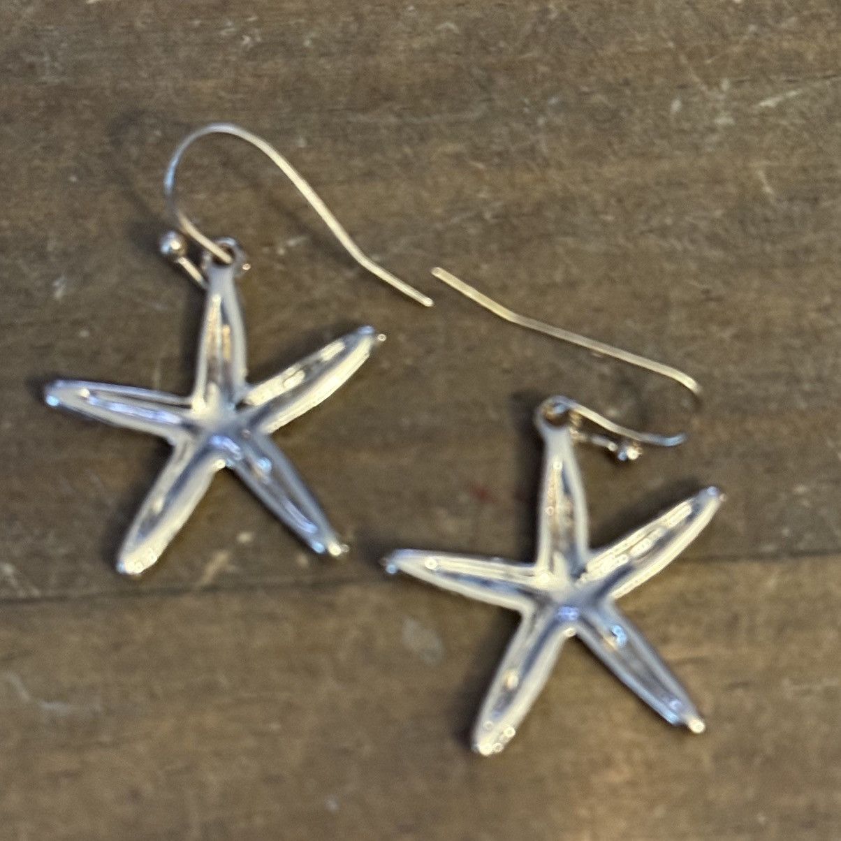 Other Gold tone textured starfish dangle earrings Size ONE SIZE - 3 Thumbnail