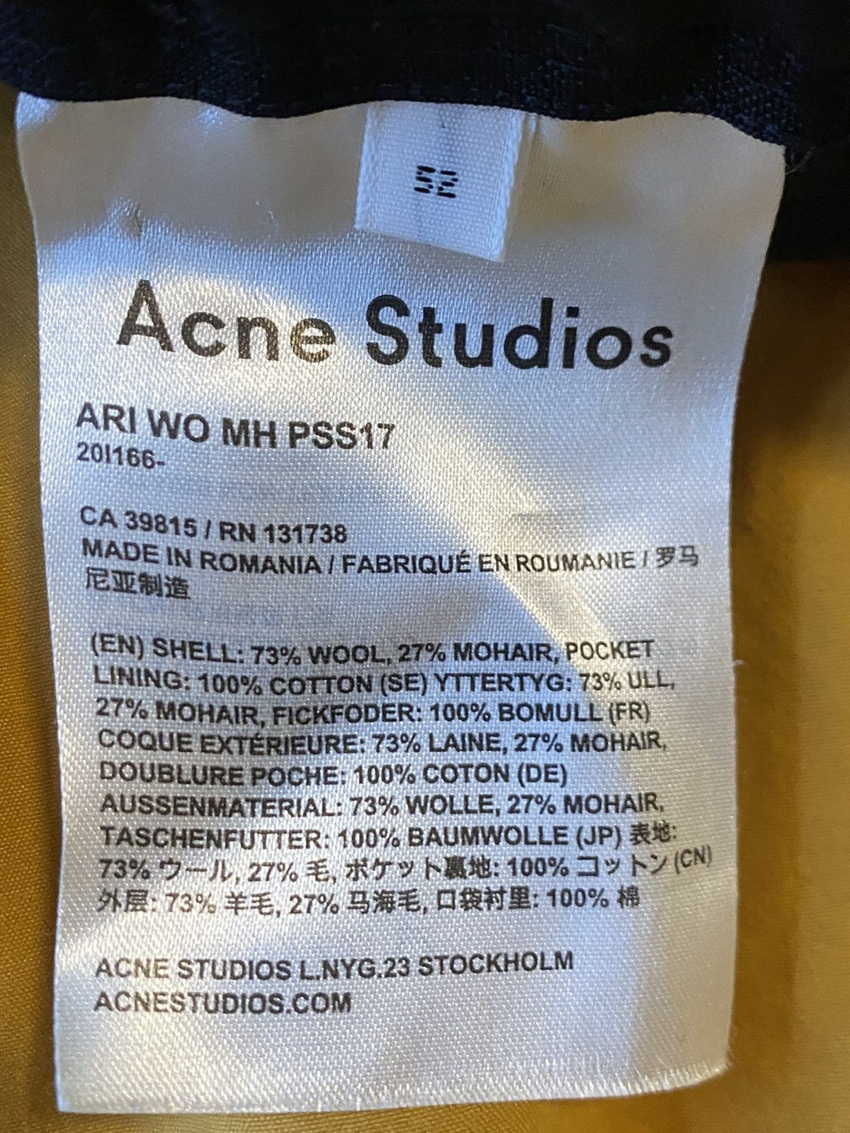 Acne Studios Black Ari Trousers Size US 32 / EU 48 - 6 Thumbnail