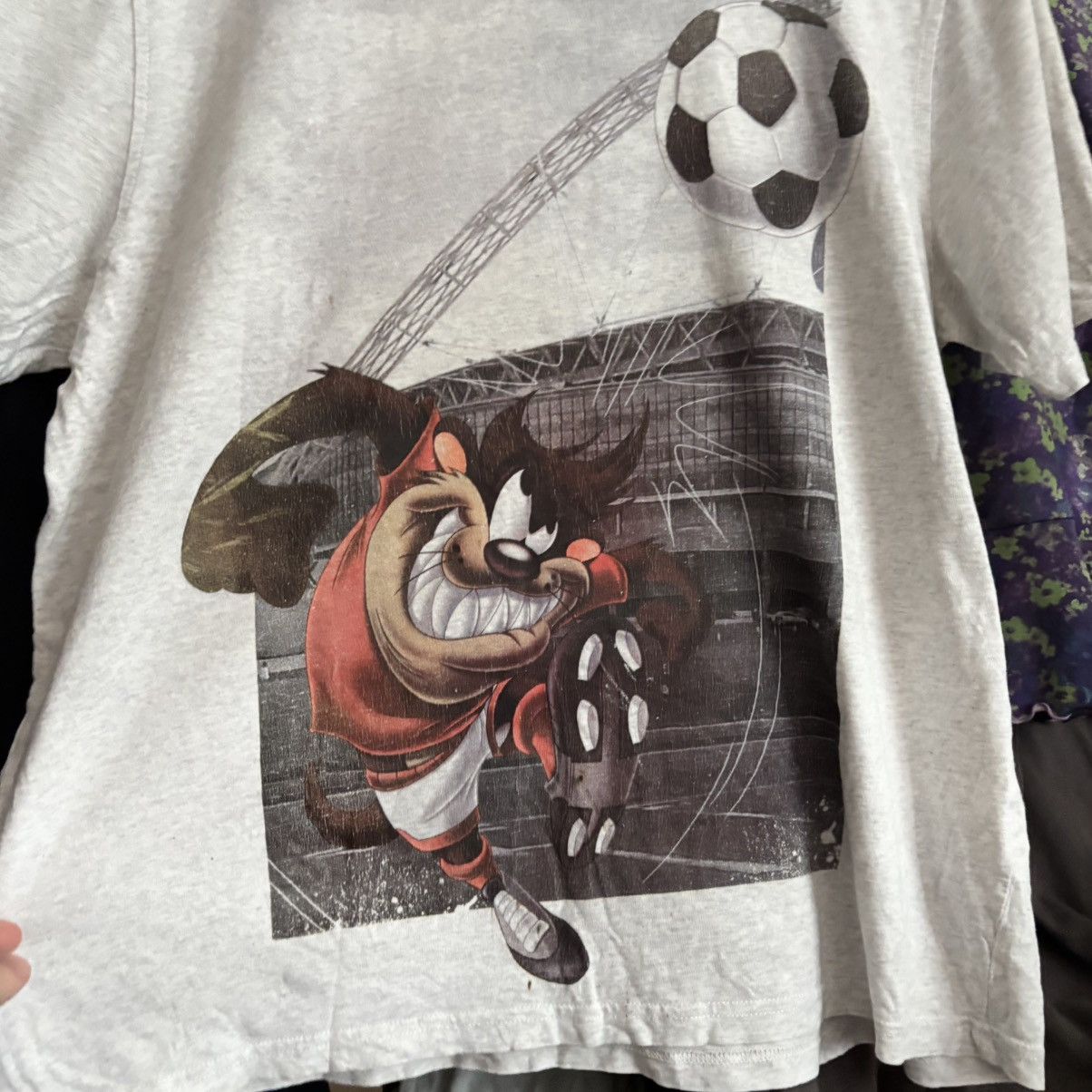 Vintage 🔥 Looney Tunes Taz Graphic Tee – Y2K ERD Punk Grunge Size US M / EU 48-50 / 2 - 3 Thumbnail