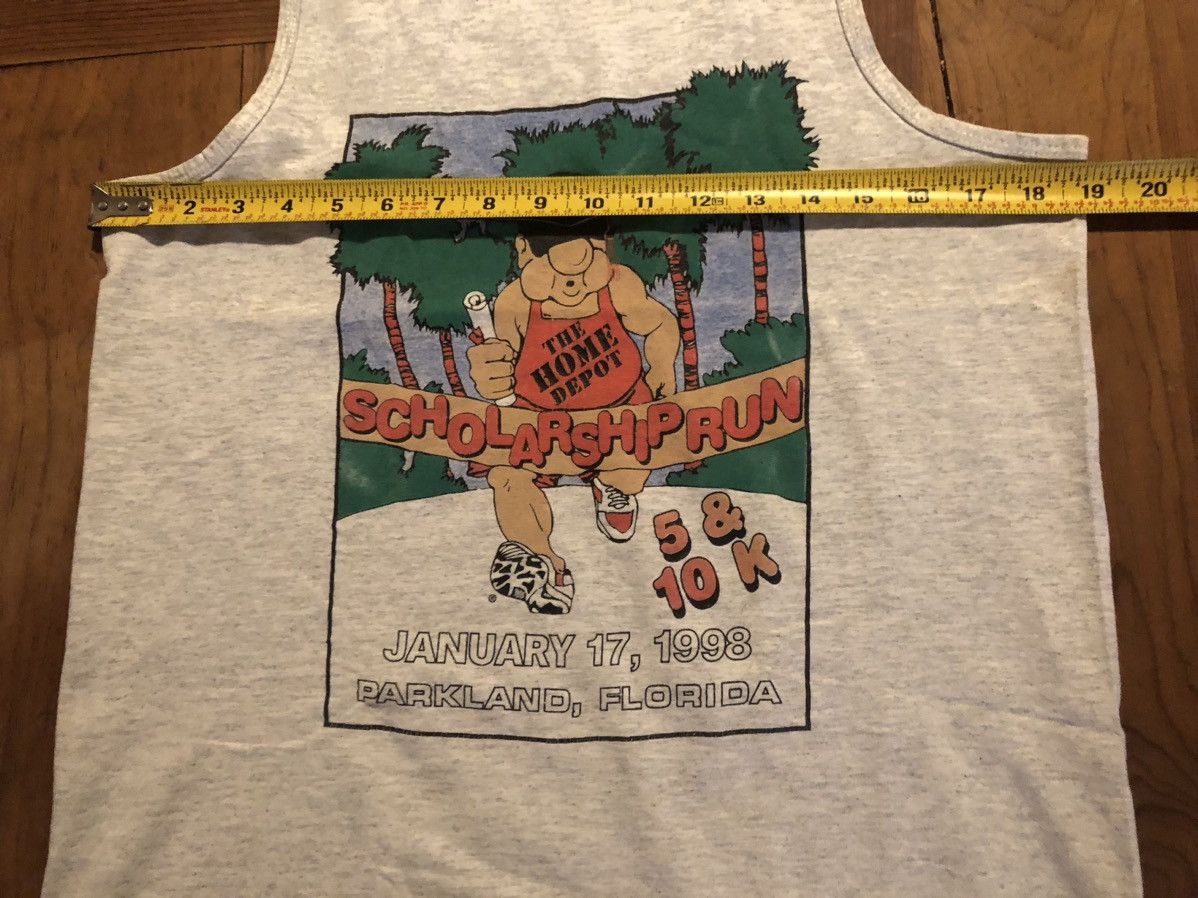Vintage Vintage 90 Home Depot “Scholarship Run” Sleeveless Shirt S/M Size US M / EU 48-50 / 2 - 6 Thumbnail