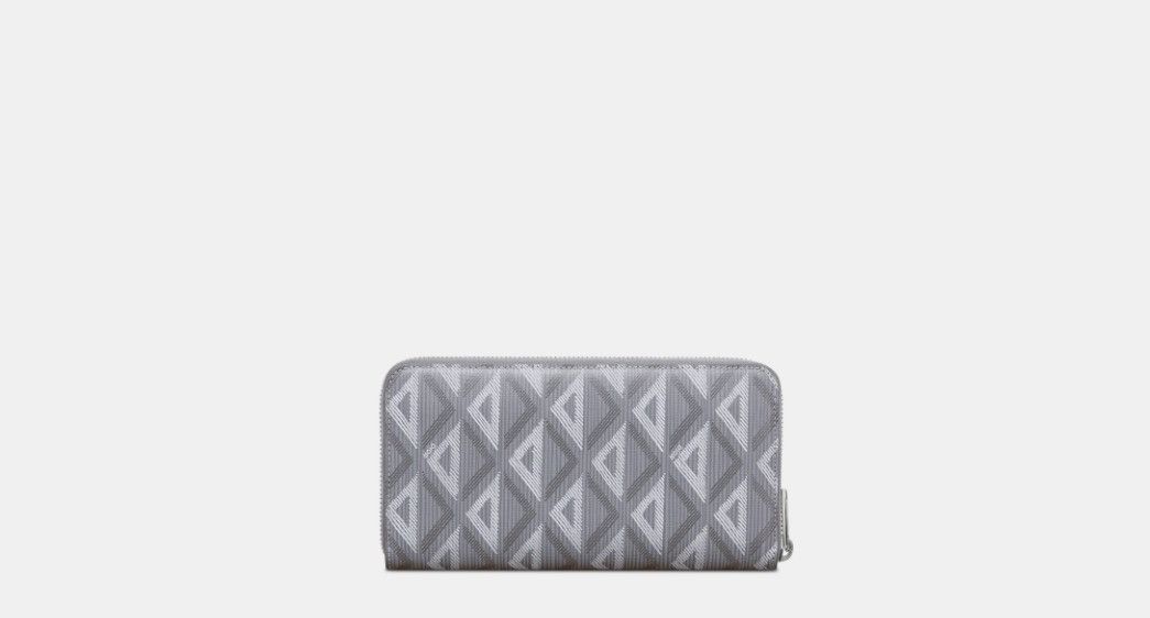 Dior o1w1db10325 2ESBC2 Size: OS / Zipped Long Wallet in Grey Size ONE SIZE - 4 Thumbnail