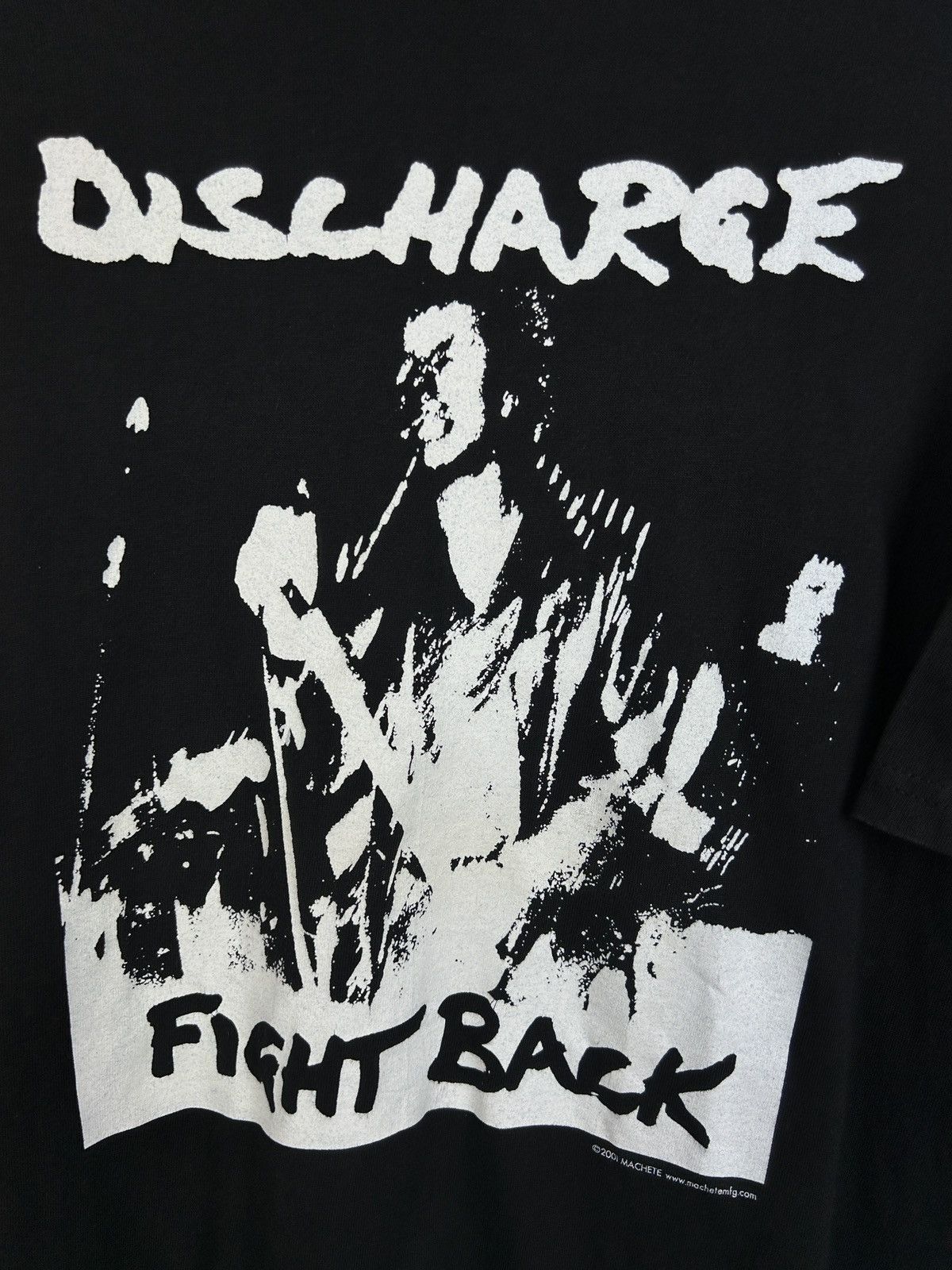 Band Tees Discharge - Fight Back 2001 Hardcore Punk Band T-Shirt 00s L Size US L / EU 52-54 / 3 - 2 Thumbnail