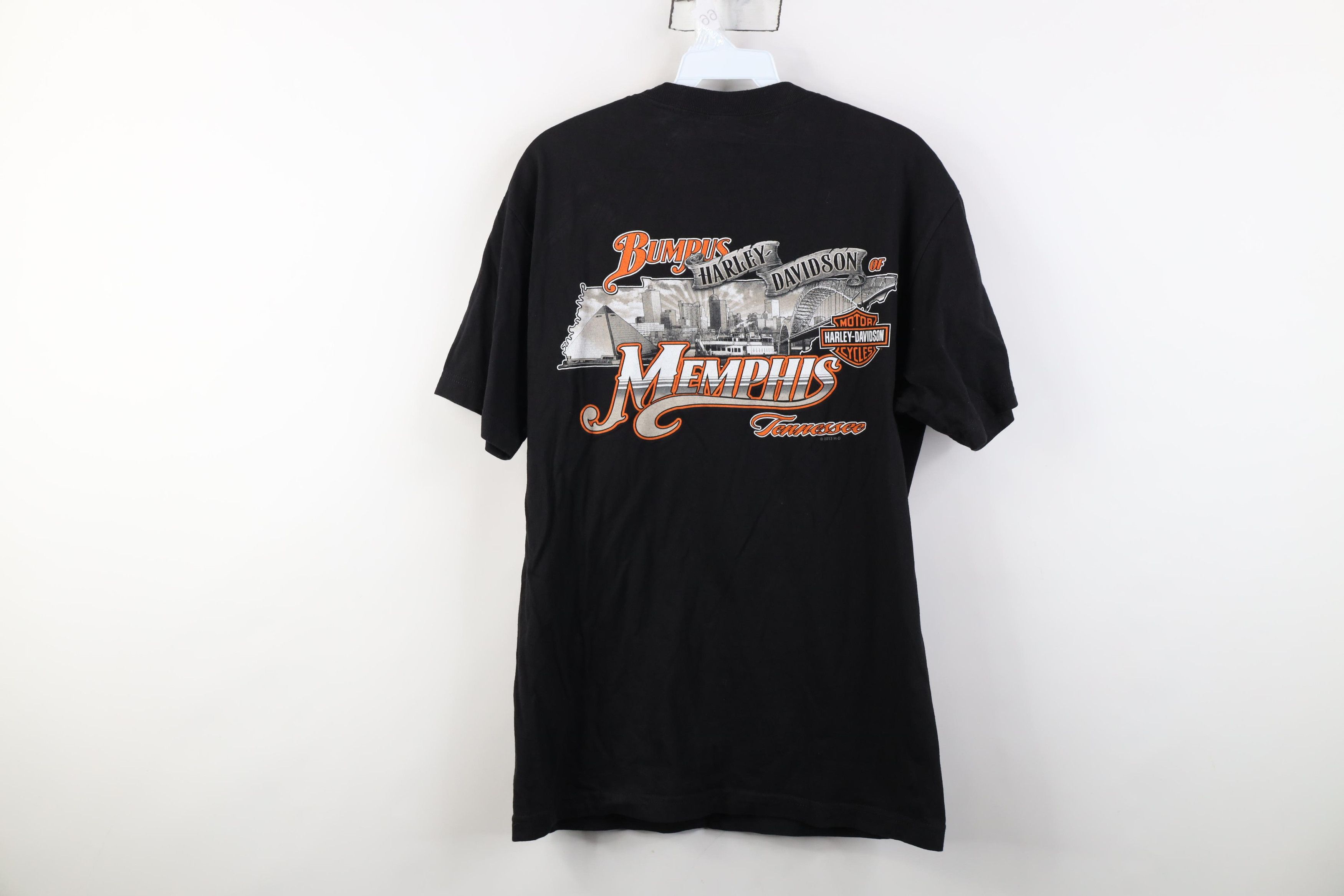 Harley Davidson Vintage Y2K Harley Davidson Spell Out Big Logo T-Shirt Black Size US M / EU 48-50 / 2 - 15 Thumbnail