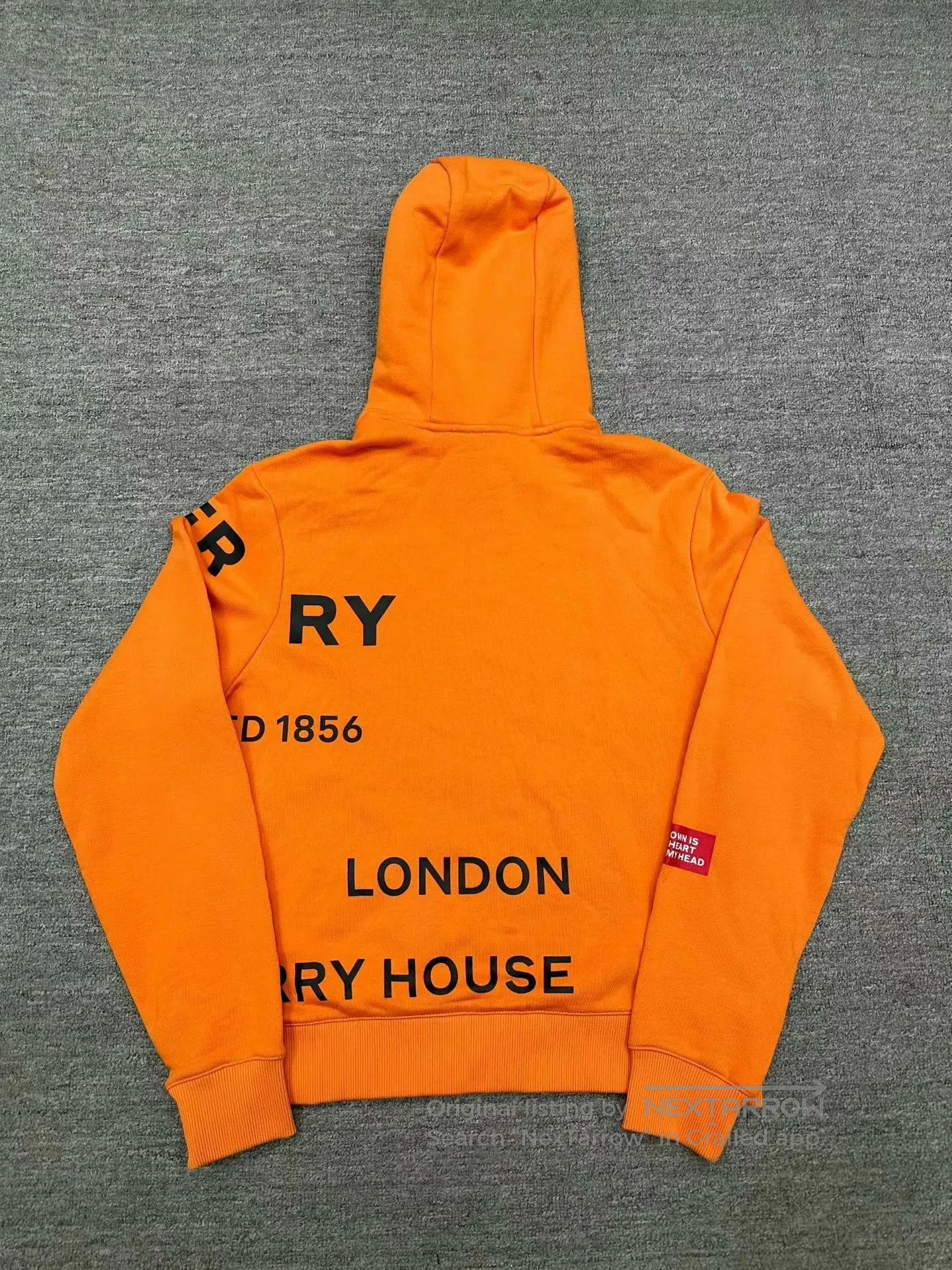 Burberry burberry bright orange graphic hoodie xs. Size US XS / EU 42 / 0 - 2 Thumbnail