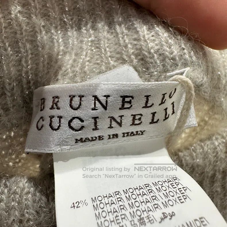 Brunello Cucinelli Brunello Cucinelli size XS Solid Color Mohair Blended Knit Size 24" / US 00 / IT 34 - 3 Thumbnail