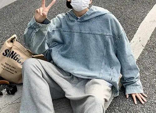 Japanese Brand Y2K Oversized Hood Distressed Denim Pockets Hoodie Size US XXL / EU 58 / 5 - 2 Thumbnail