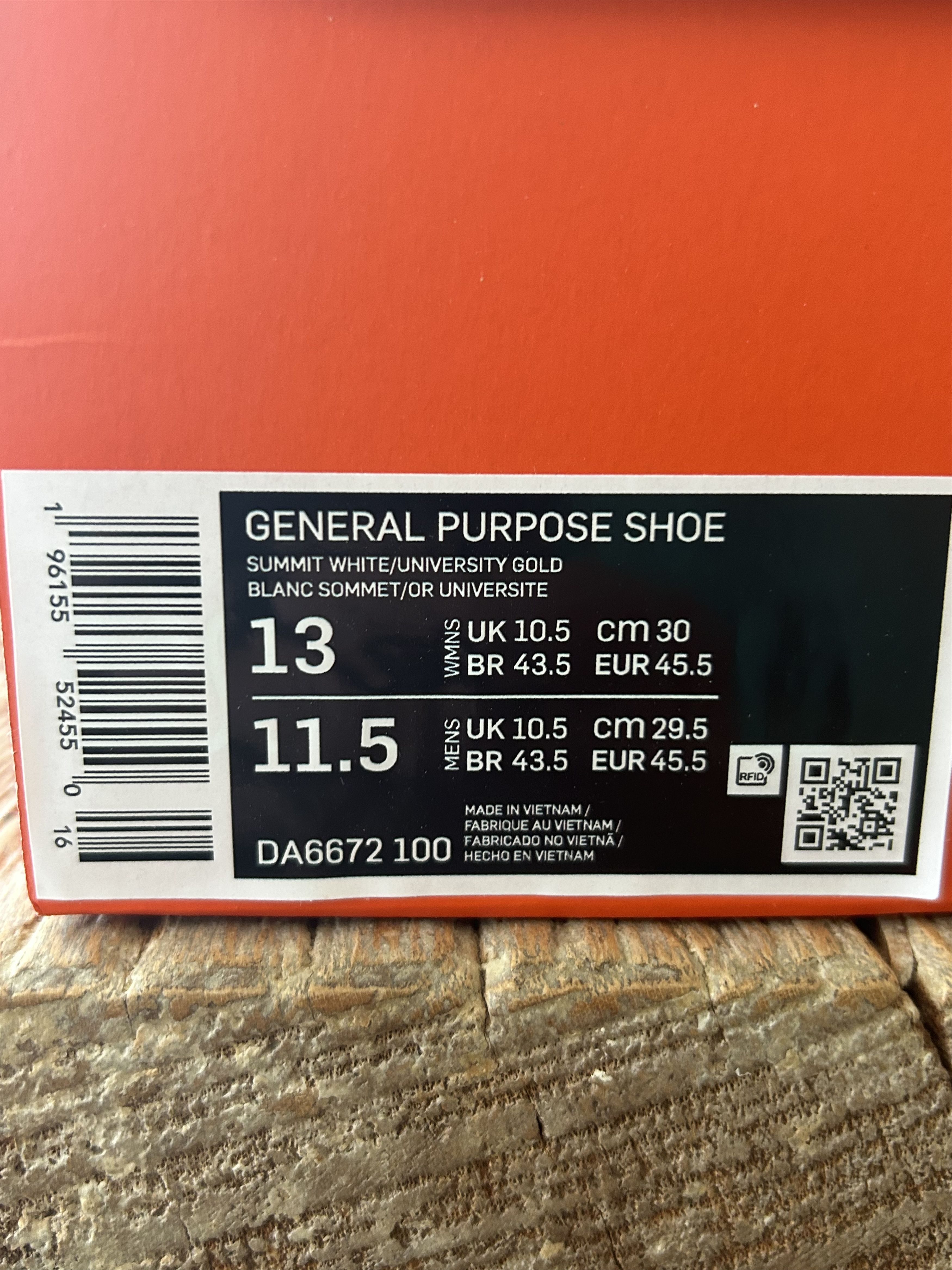 Nike × Tom Sachs General Purpose Shoe Size US 11.5 / EU 44-45 - 5 Thumbnail
