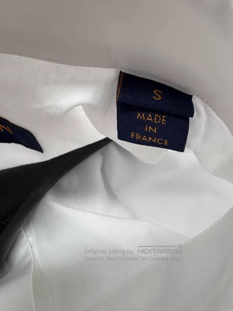 Louis Vuitton Louis Vuitton Three-flower embroidered white shirt Size US S / EU 44-46 / 1 - 7 Thumbnail