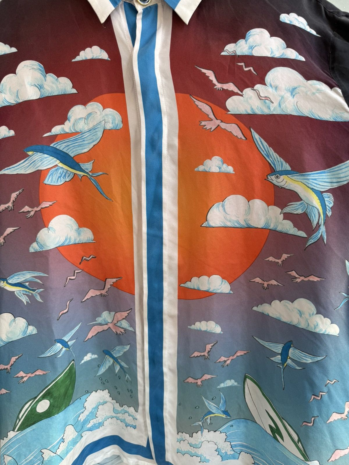 Casablanca Casablanca Tennis Club Silk summer shirt Size US M / EU 48-50 / 2 - 4 Thumbnail