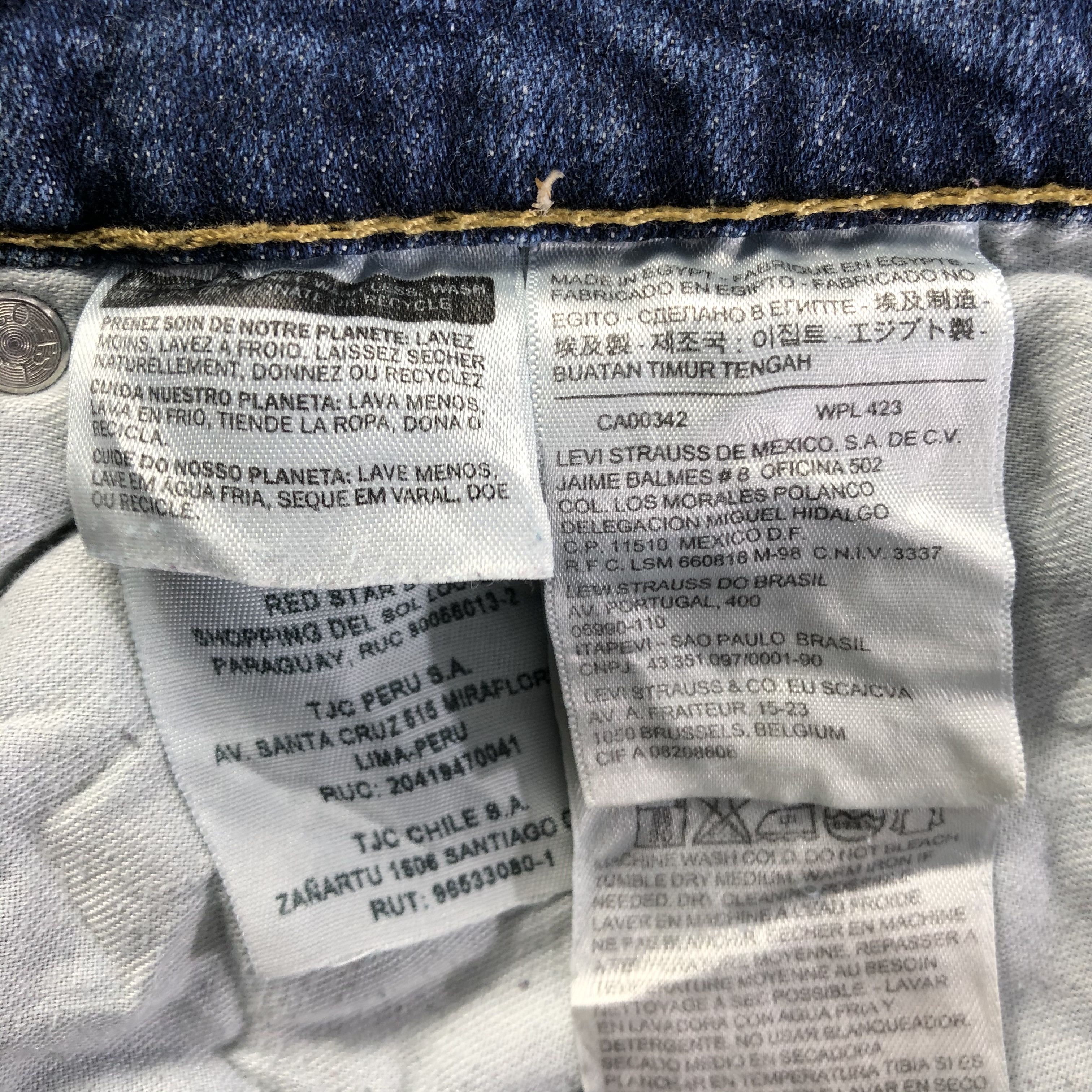Levi's Vintage Blue Wash Levis 514 Jeans-J4508 Size US 31 - 10 Thumbnail